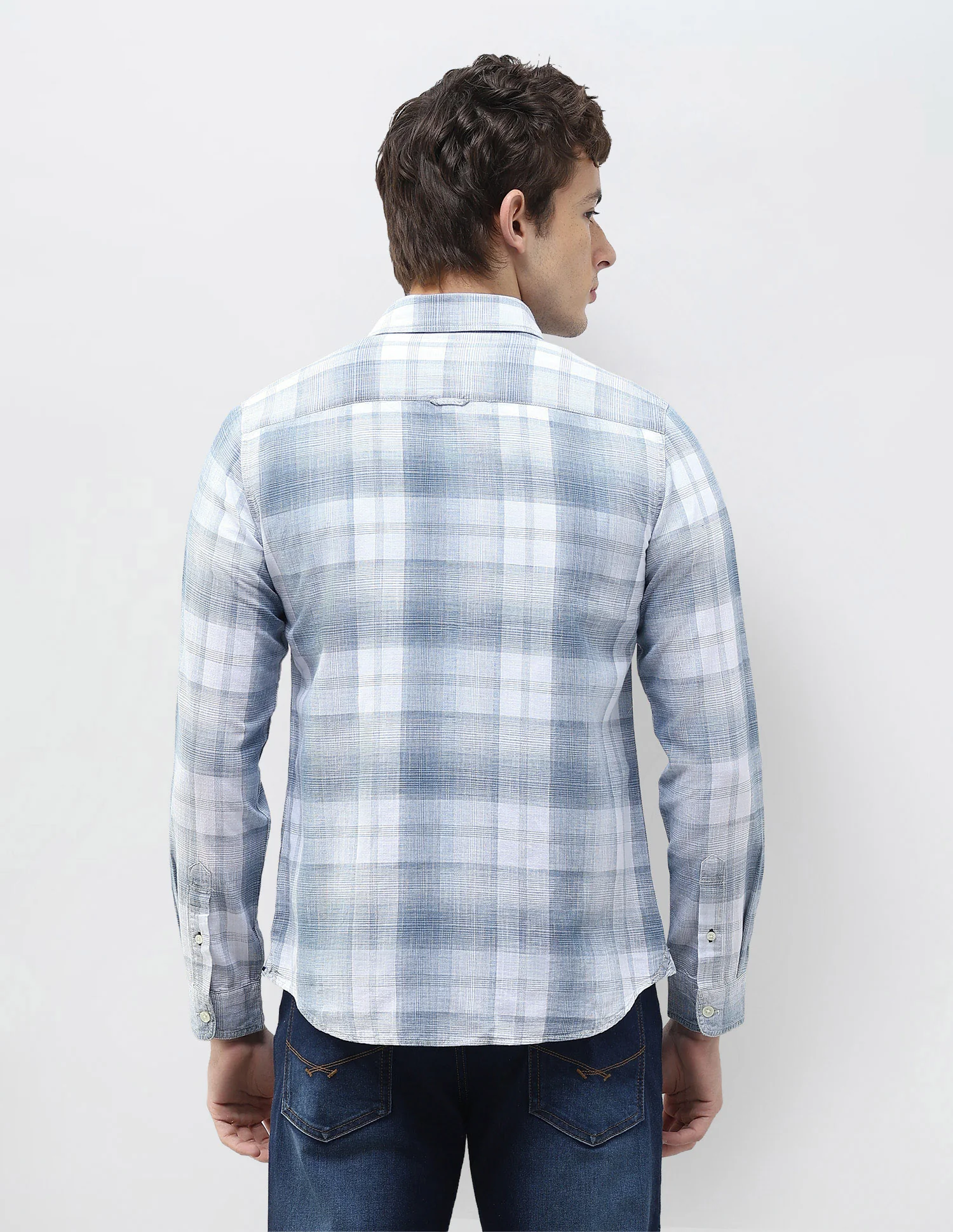 Plaid Checked Regular Fit Shirt - Image 5