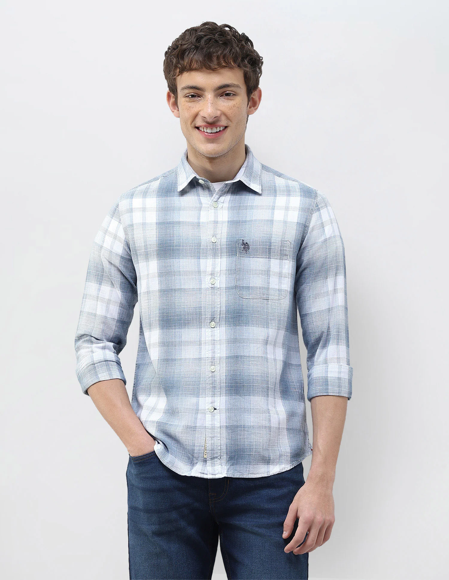 Plaid Checked Regular Fit Shirt - Image 6