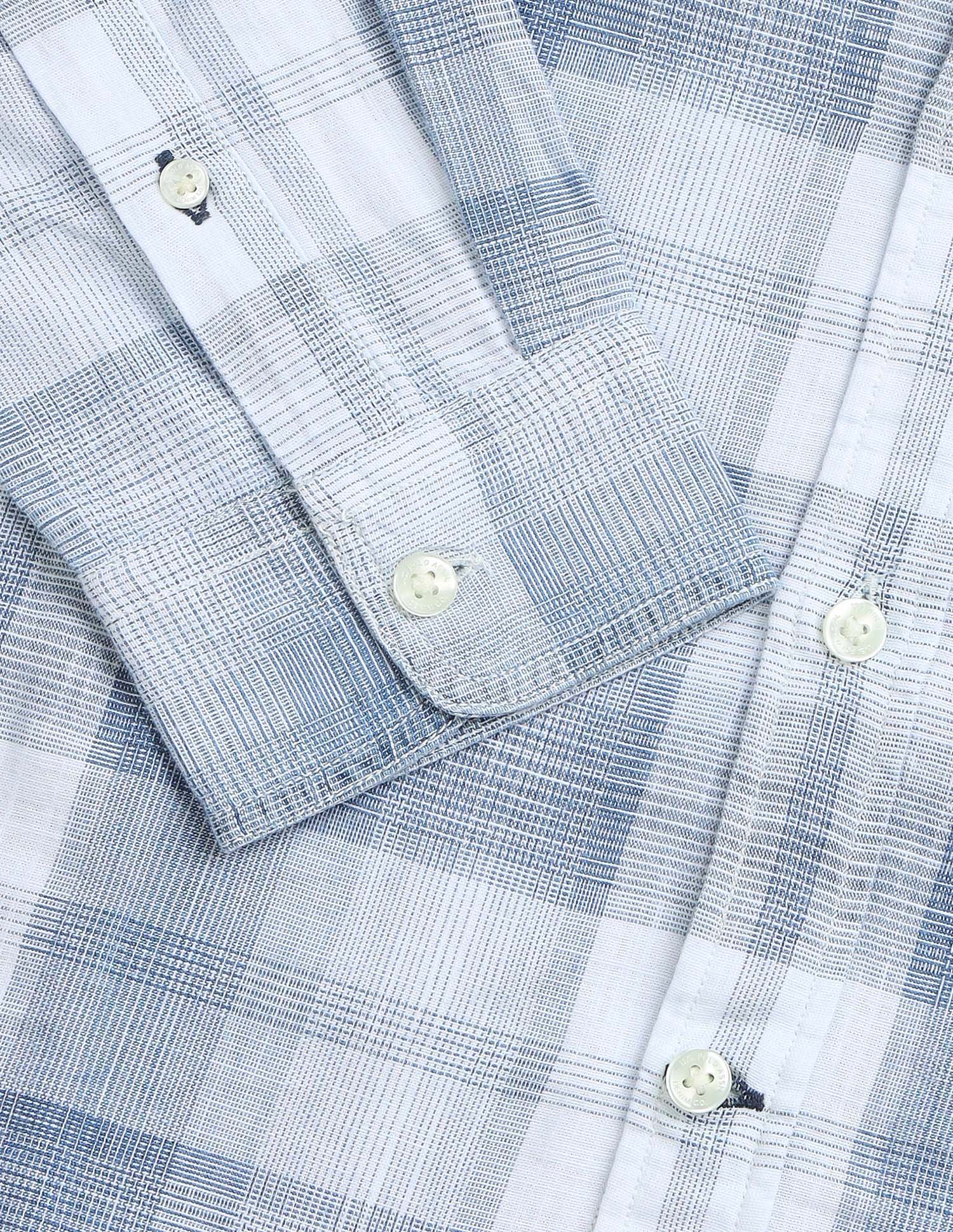 Plaid Checked Regular Fit Shirt - Image 8