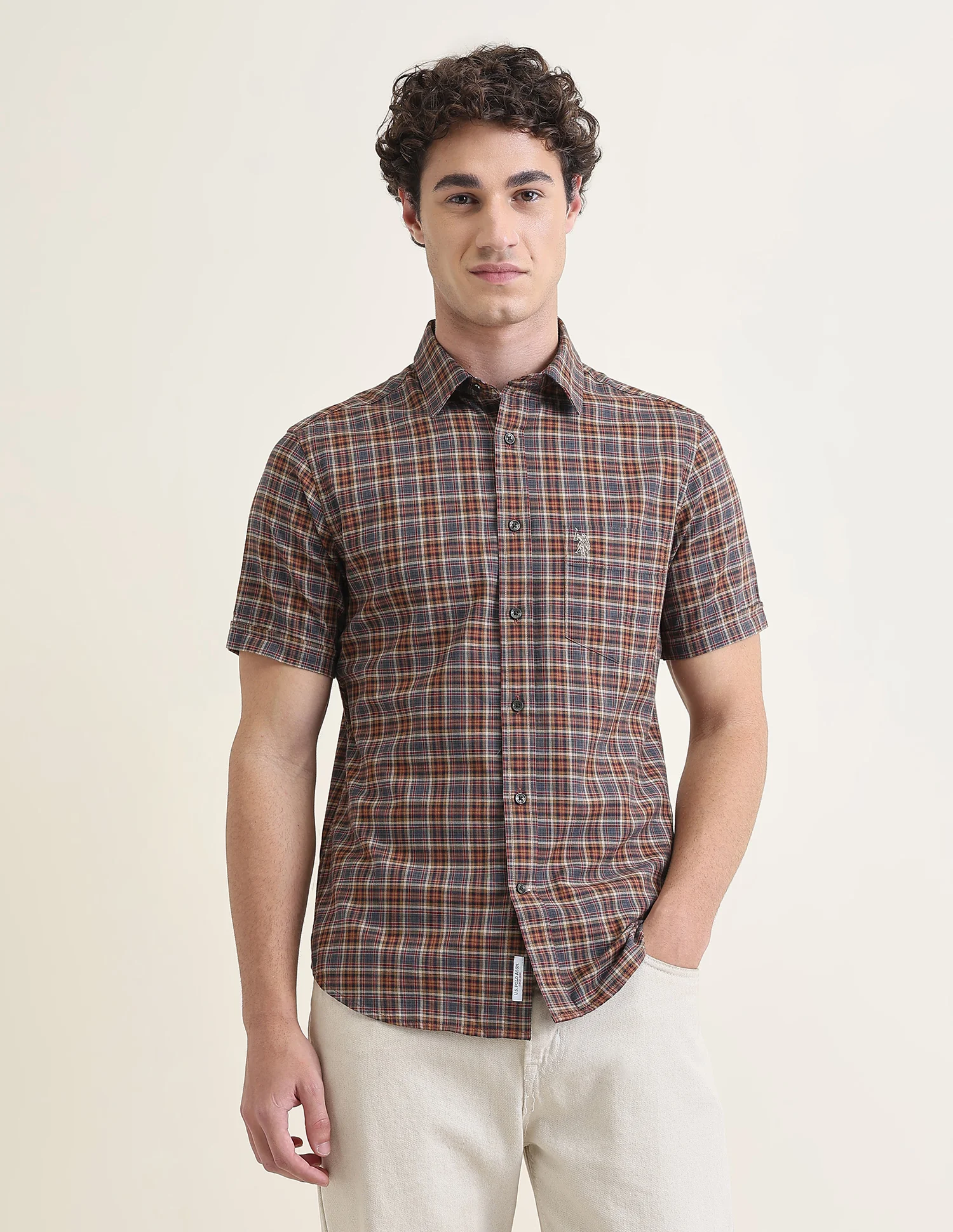 Plaid Checked Regular Fit Shirt - Image 6
