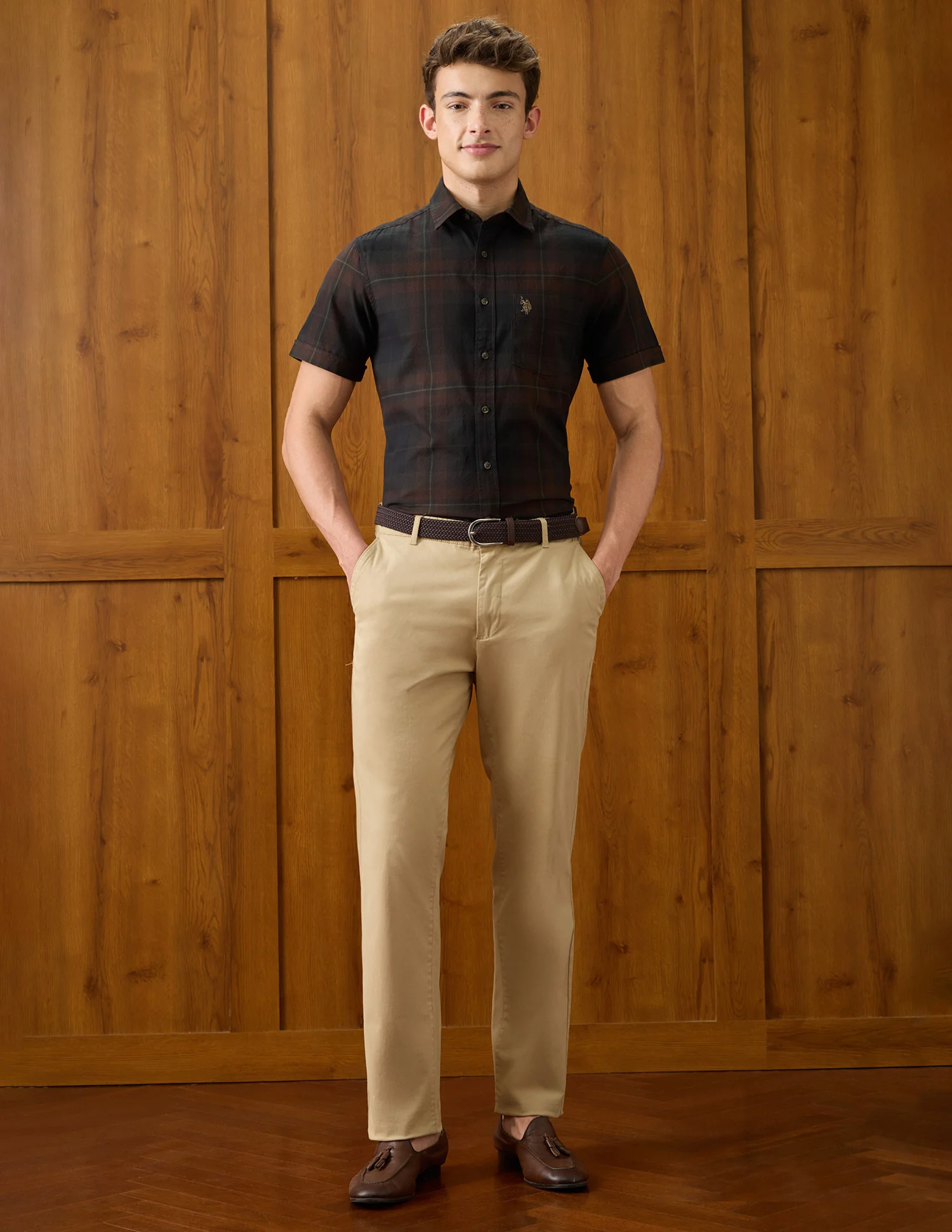 Plaid Checked Regular Fit Shirt - Image 3