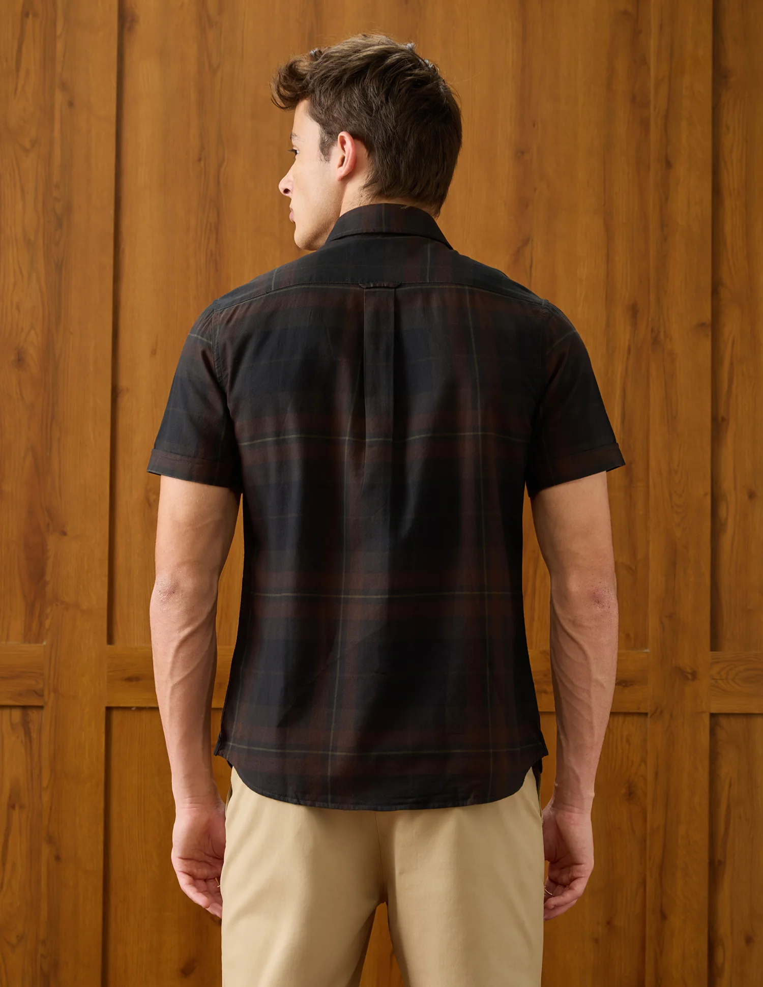Plaid Checked Regular Fit Shirt - Image 5