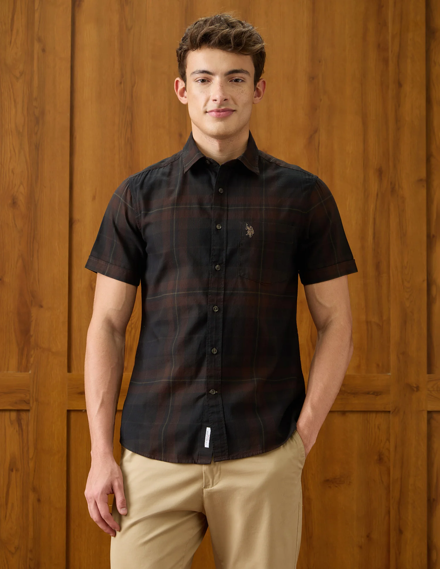 Plaid Checked Regular Fit Shirt - Image 6