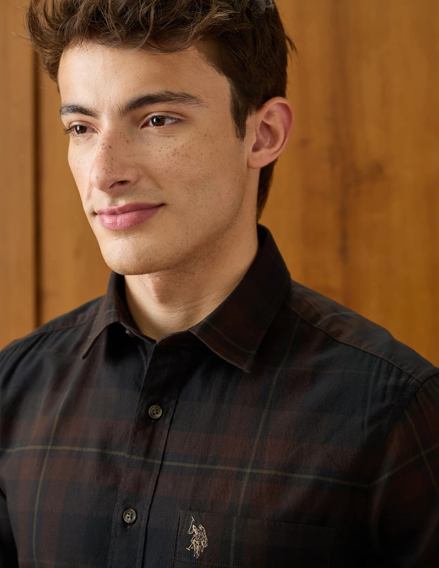 Plaid Checked Regular Fit Shirt - Image 7