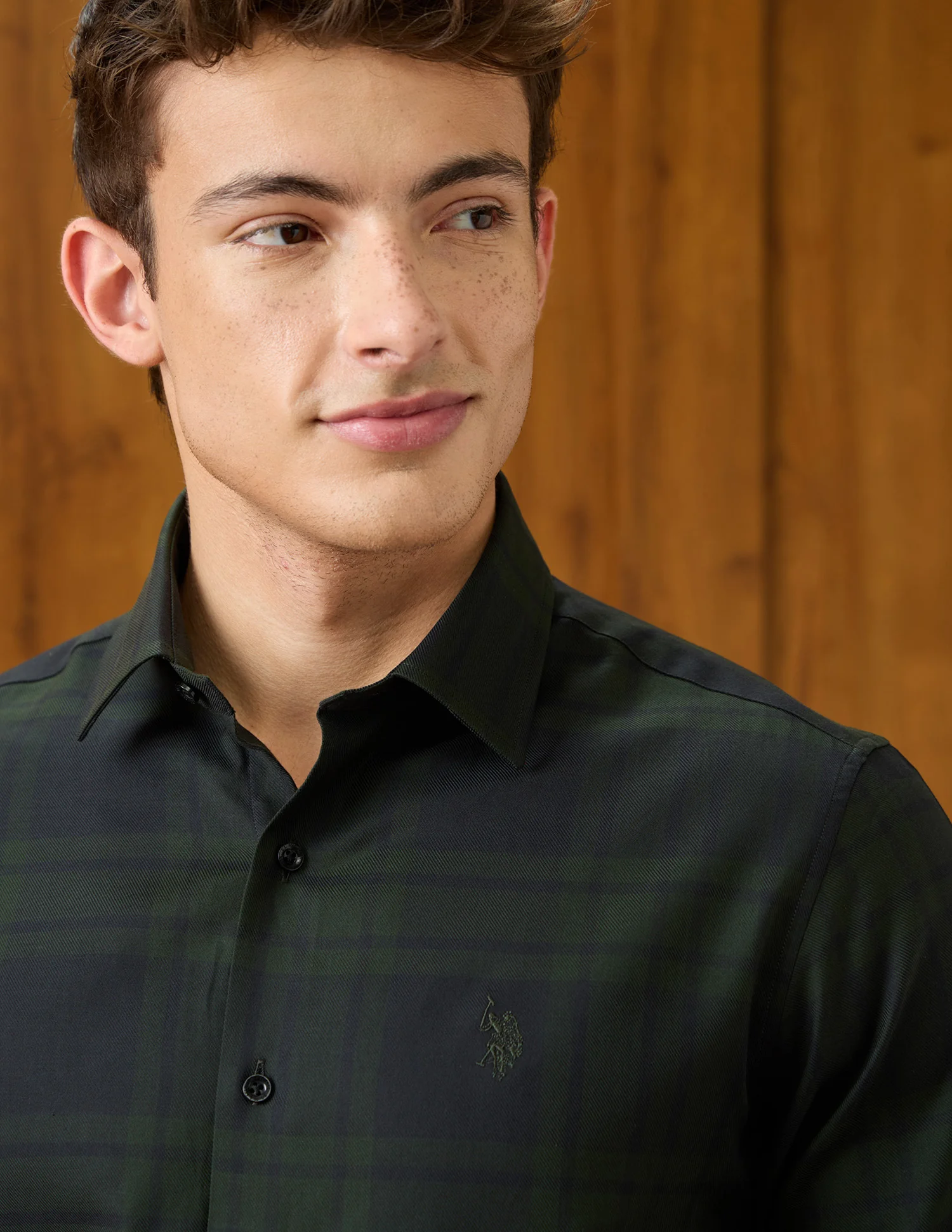 Plaid Checked Regular Fit Shirt - Image 7