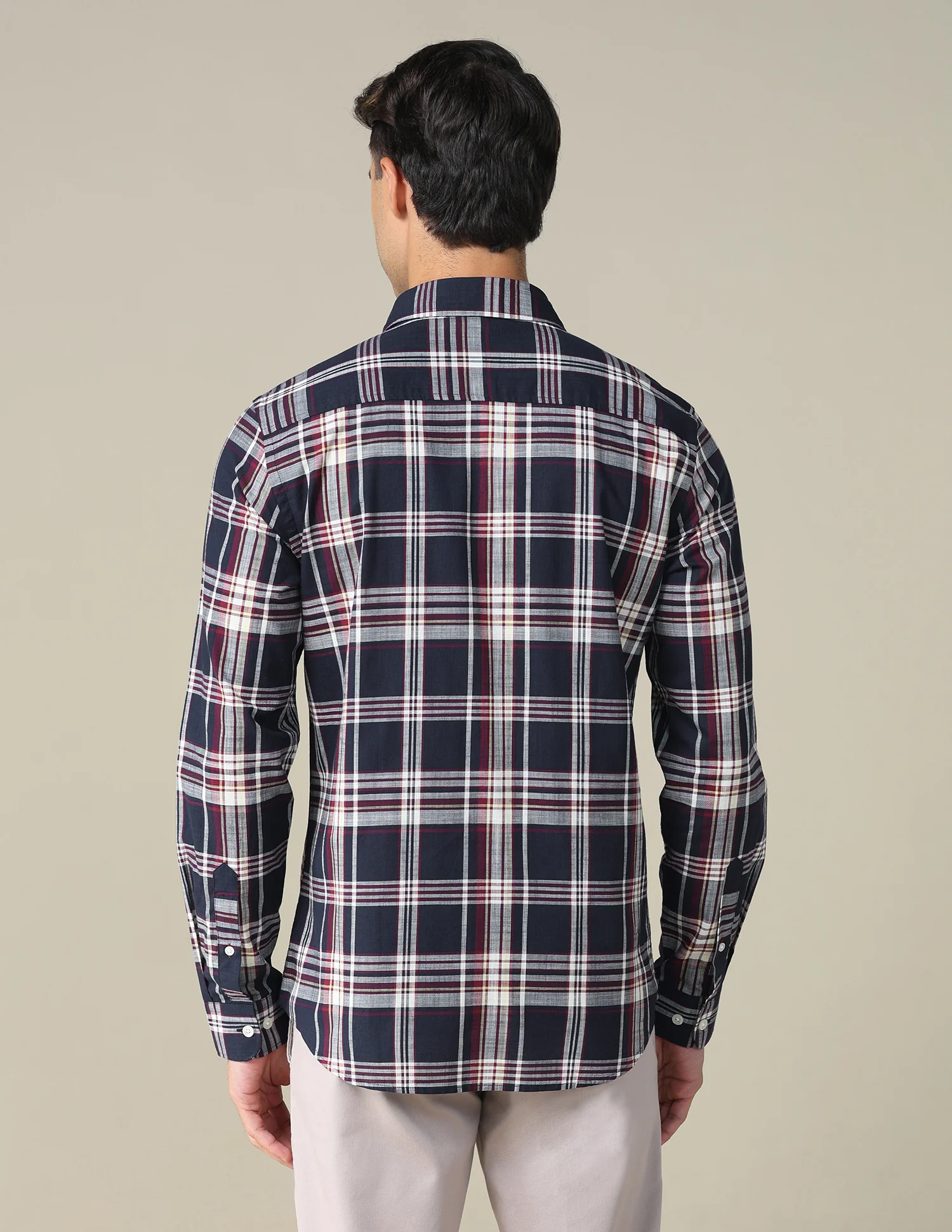 Plaid Checked Regular Fit Shirt - Image 5
