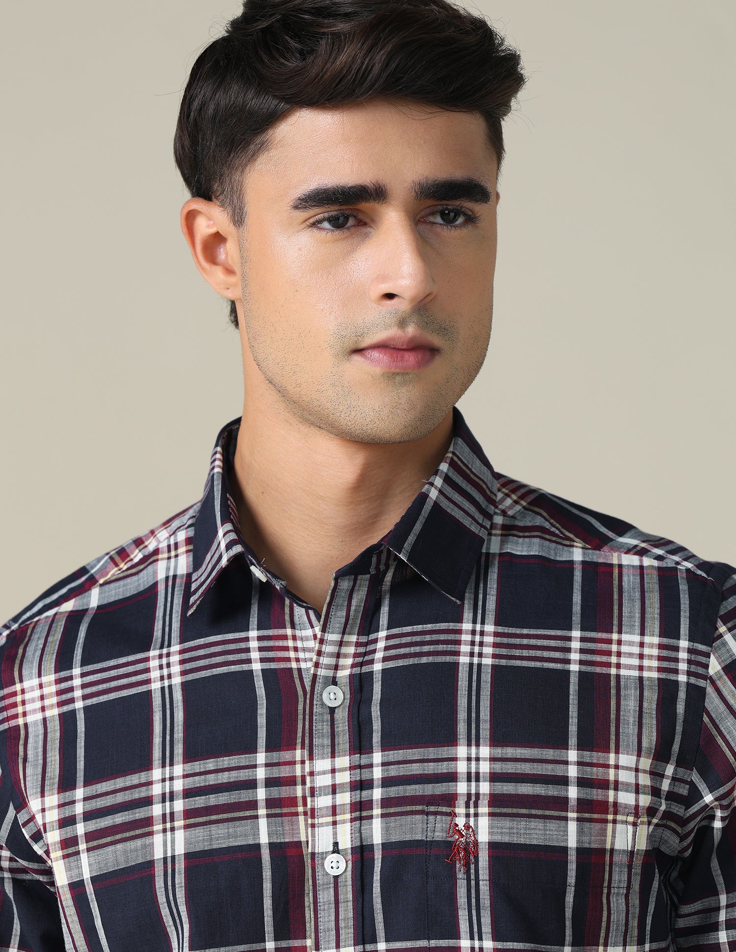 Plaid Checked Regular Fit Shirt - Image 7
