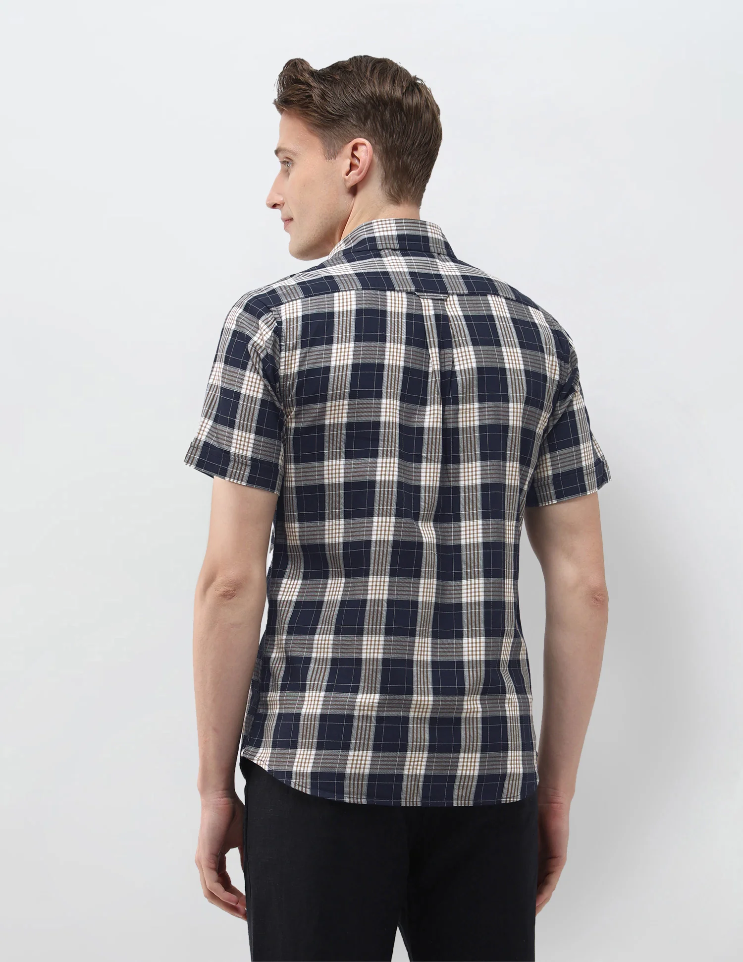 Plaid Checked Regular Fit Shirt - Image 5