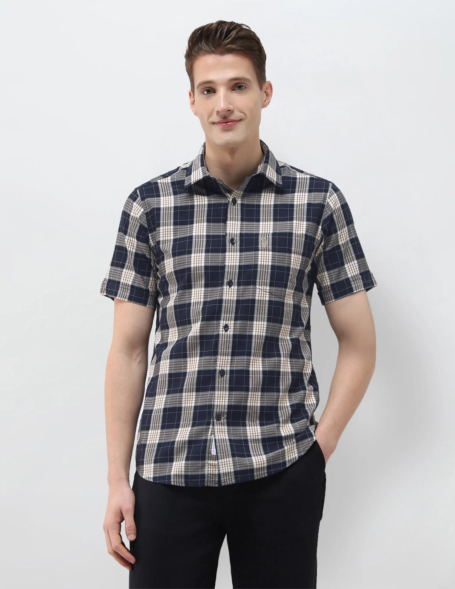 Plaid Checked Regular Fit Shirt - Image 6