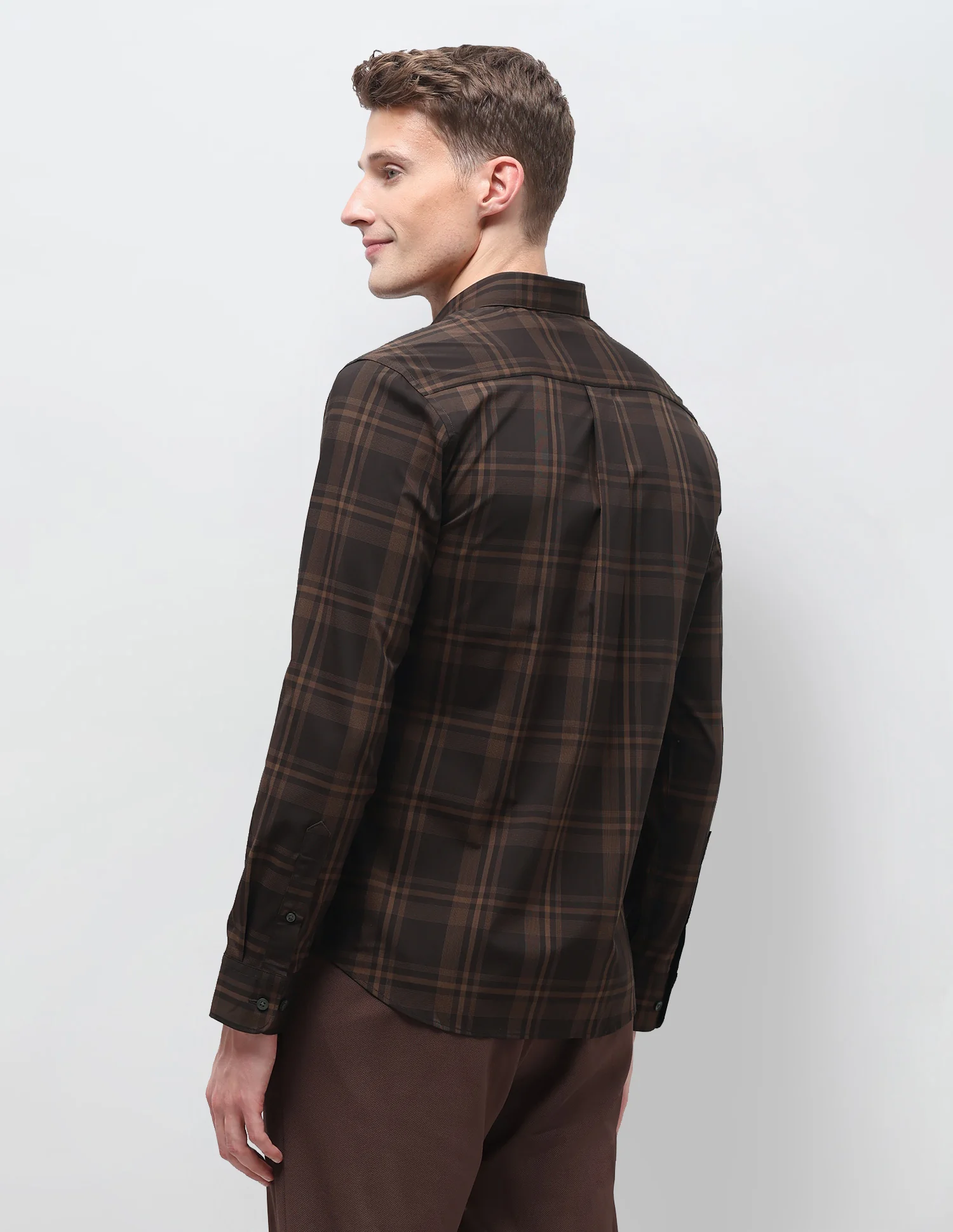 Plaid Checked Regular Fit Shirt - Image 5