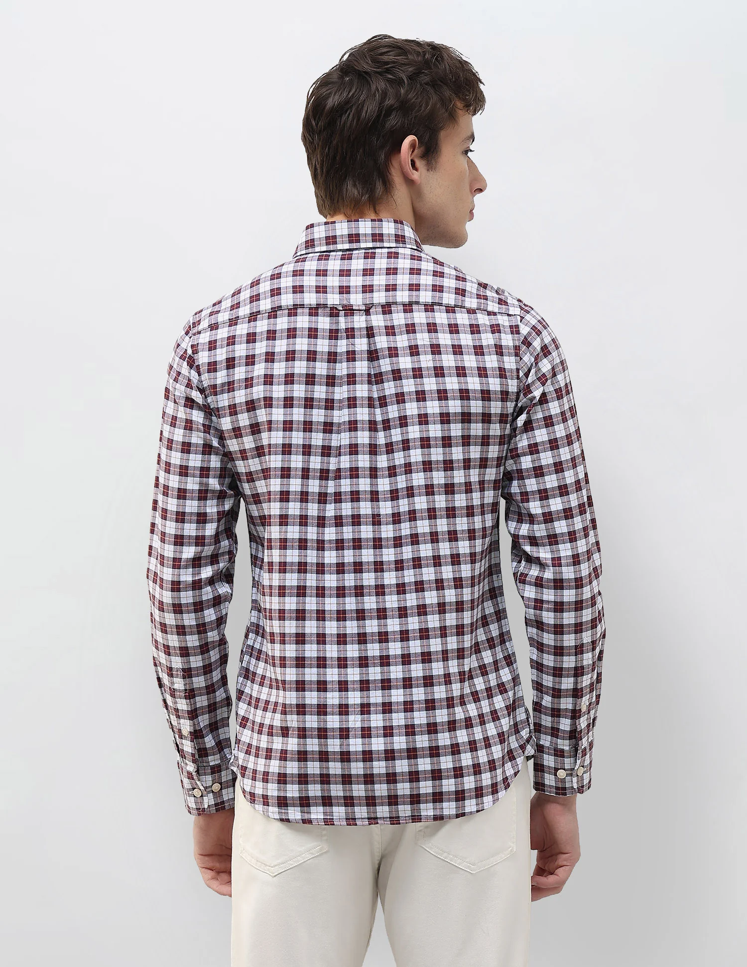 Plaid Checked Regular Fit Shirt - Image 5