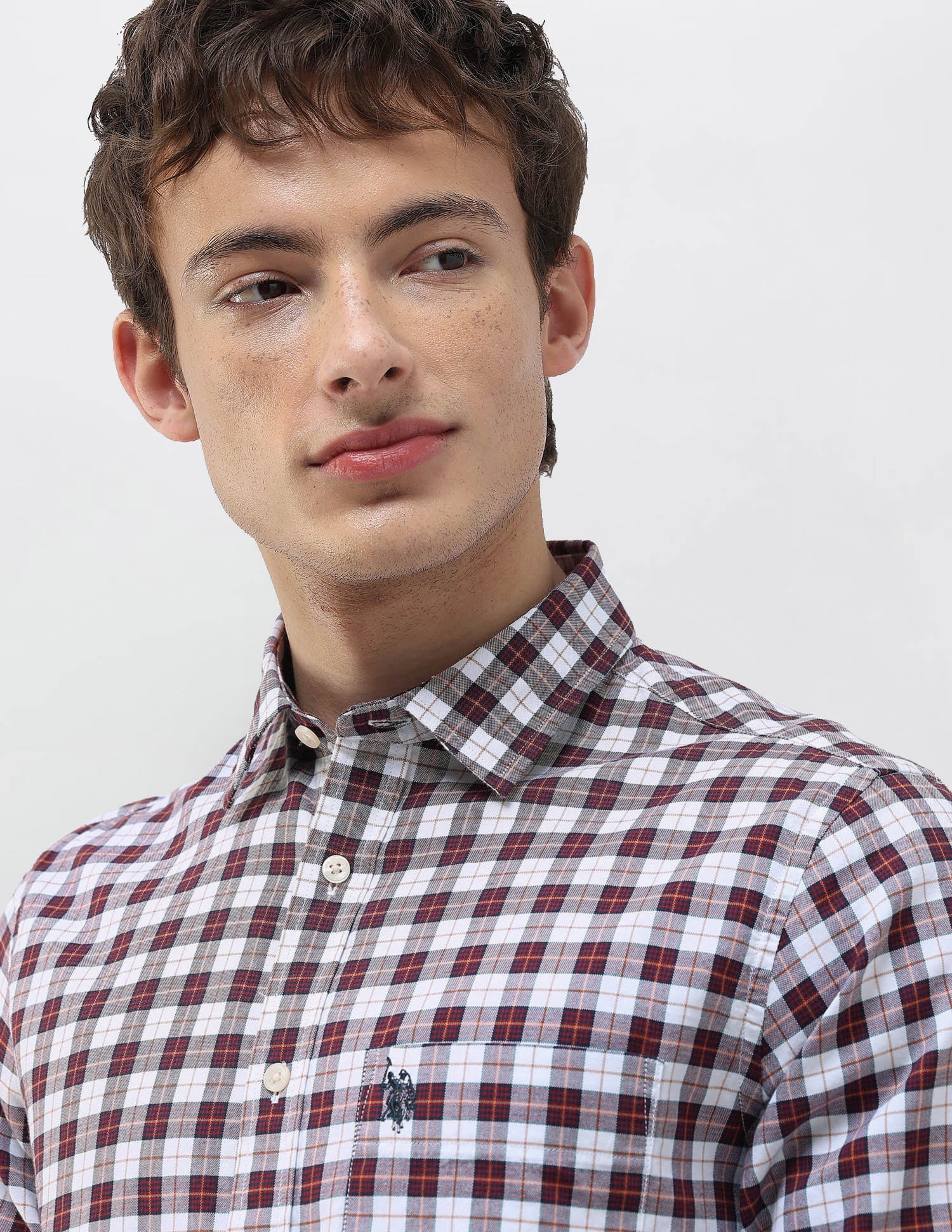 Plaid Checked Regular Fit Shirt - Image 7