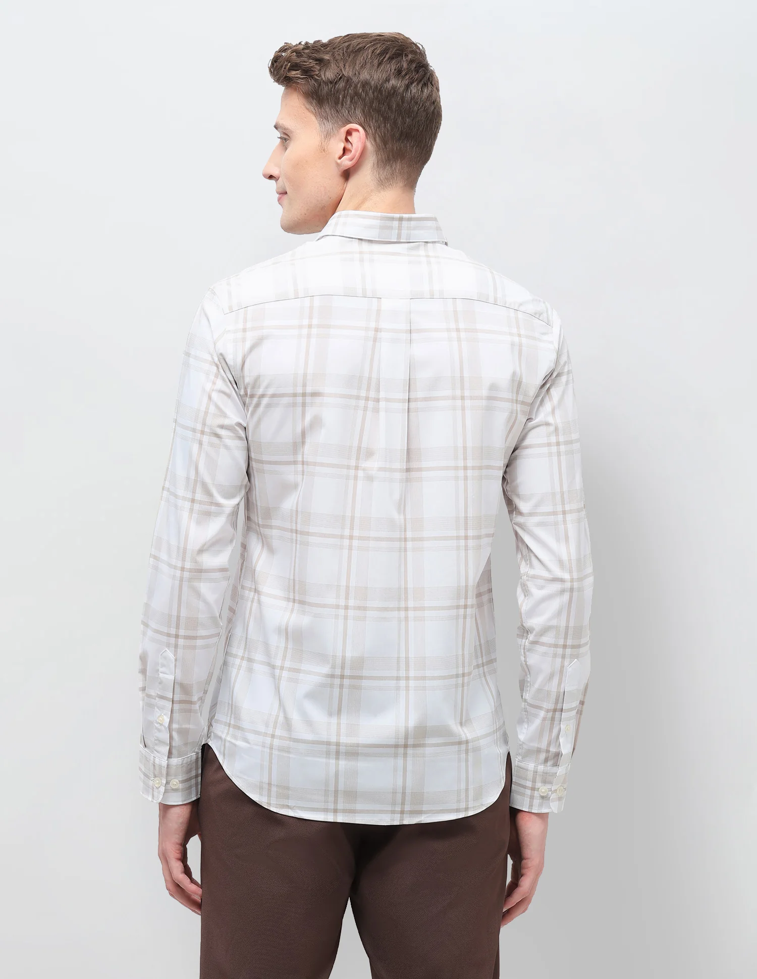 Plaid Checked Regular Fit Shirt - Image 5