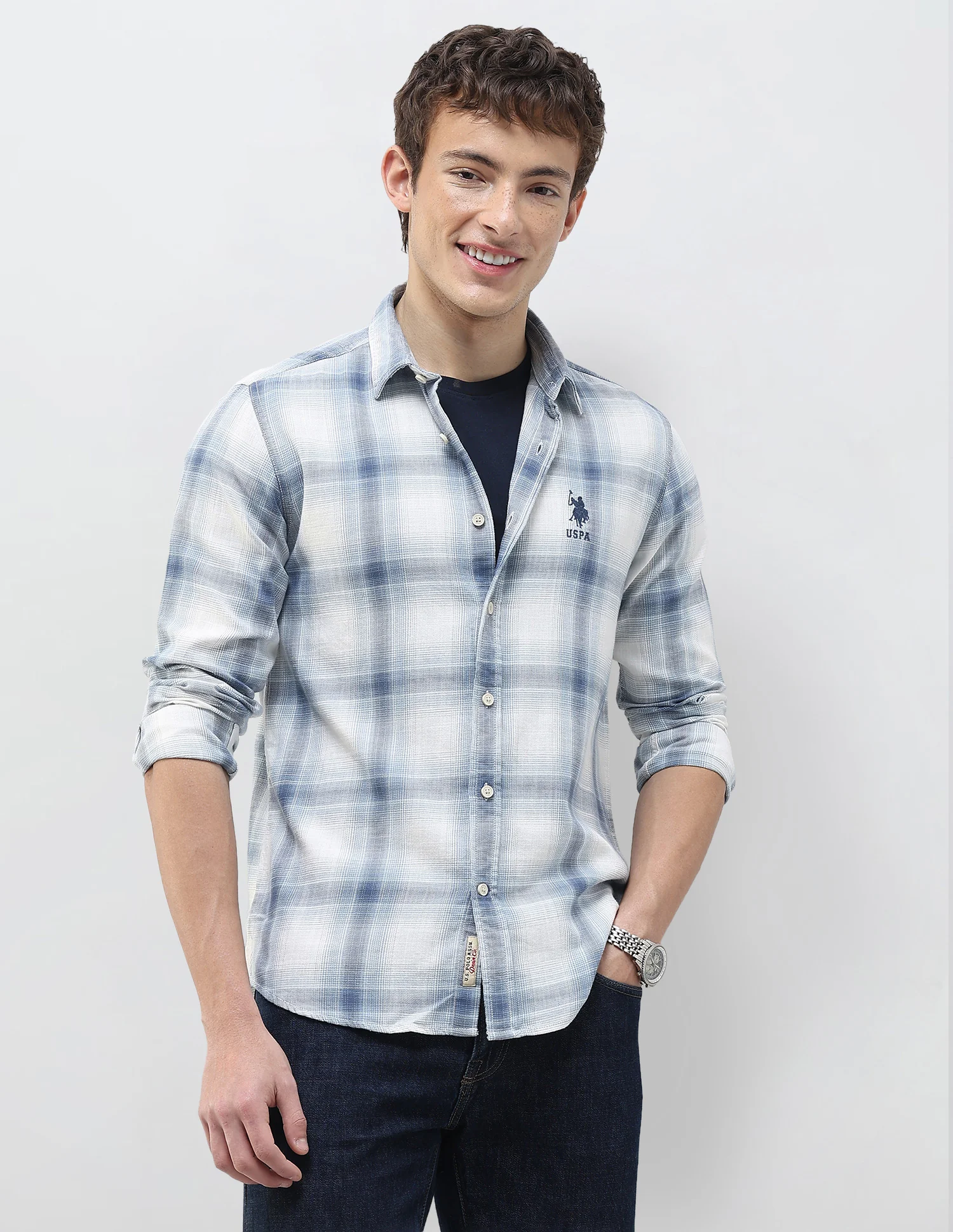 Plaid Checked Regular Fit Shirt