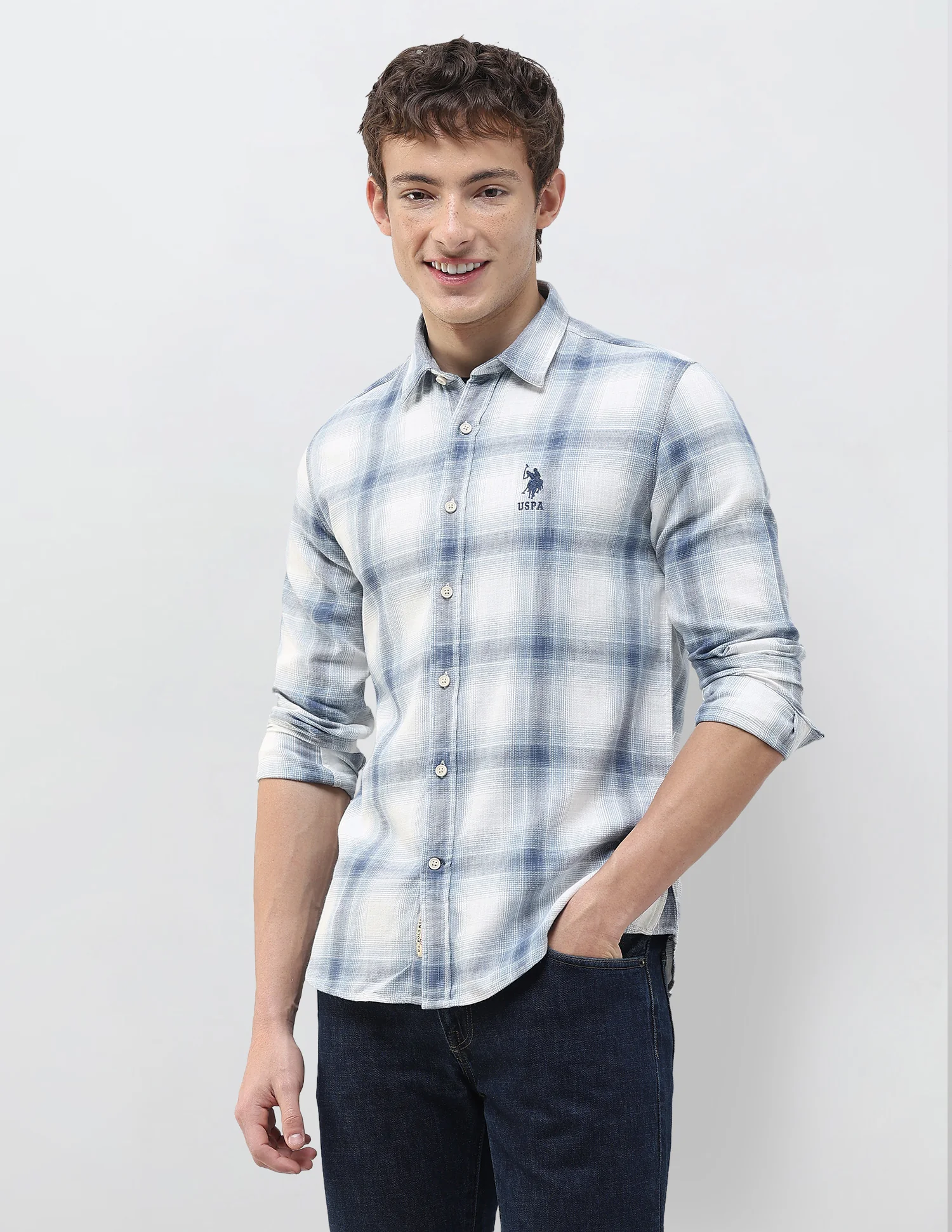 Plaid Checked Regular Fit Shirt - Image 4