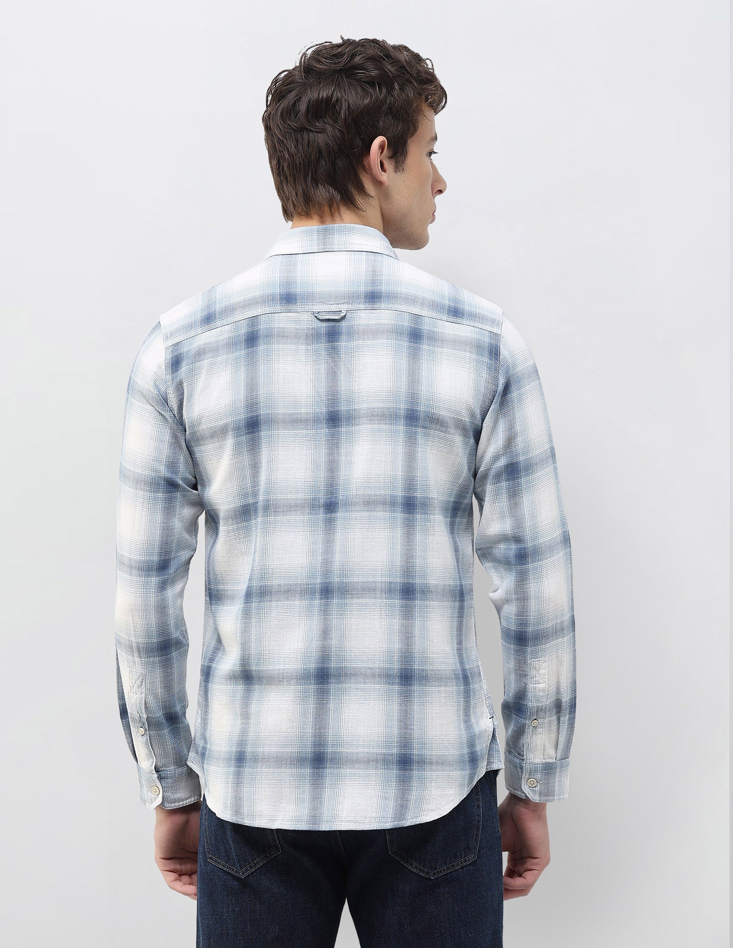 Plaid Checked Regular Fit Shirt - Image 5
