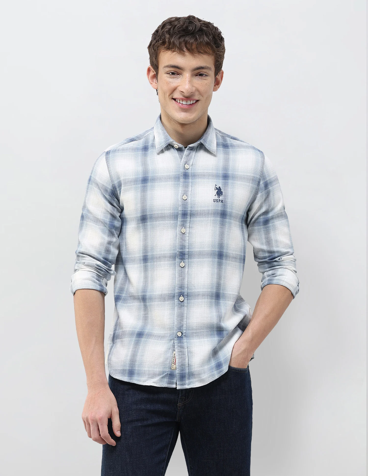 Plaid Checked Regular Fit Shirt - Image 6