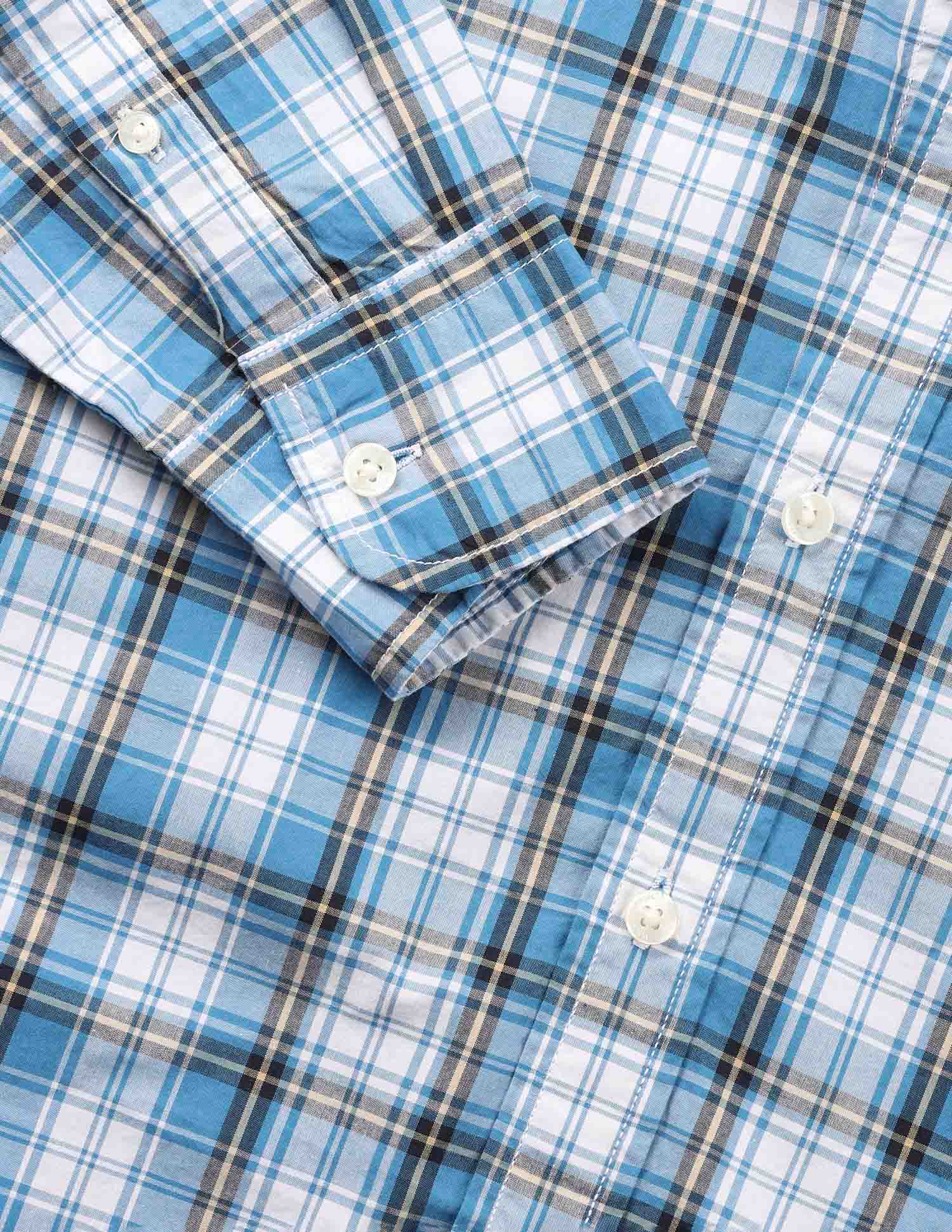 Plaid Checked Tailored Fit Shirt - Image 8
