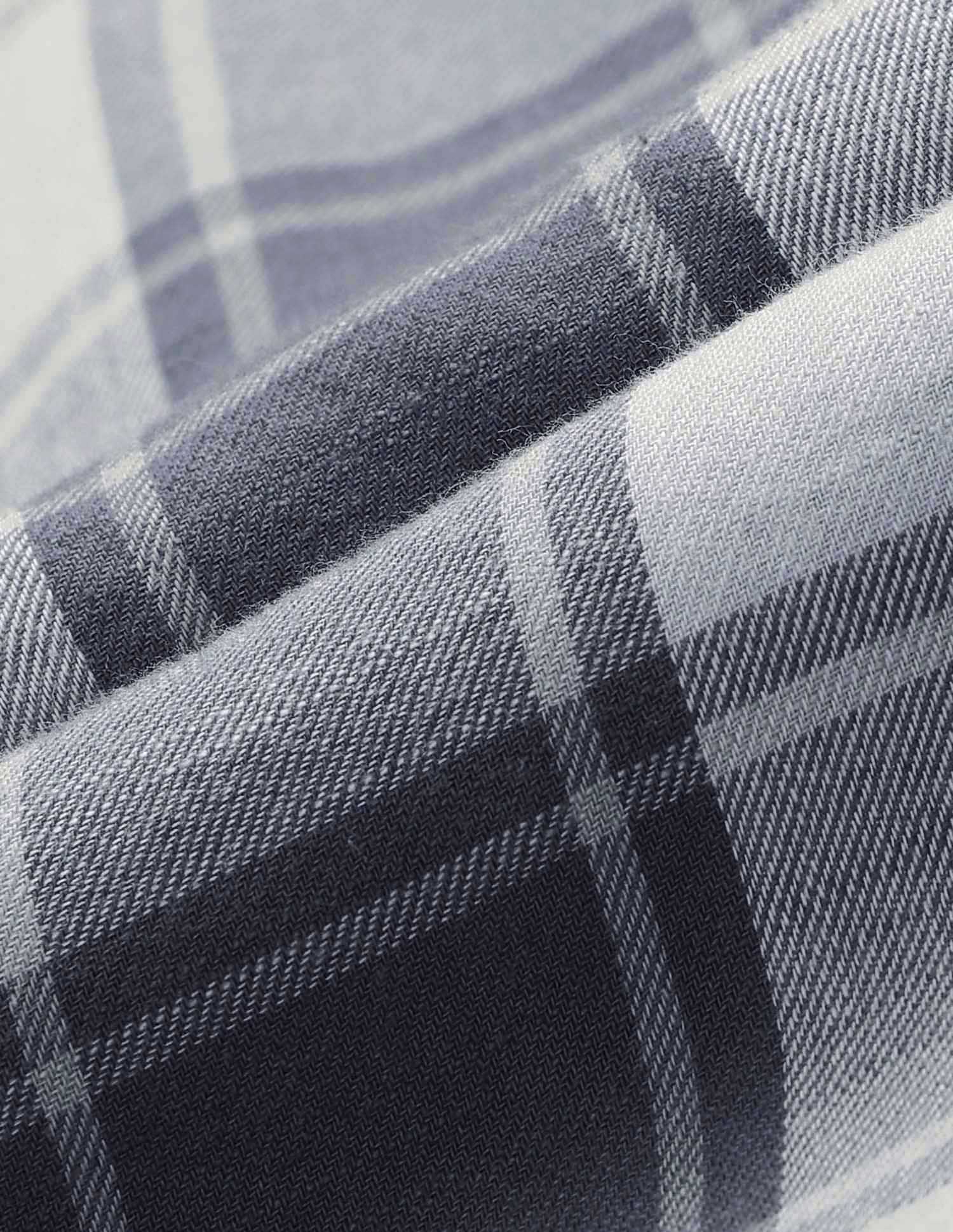 Plaid Checked Twill Shirt - Image 2