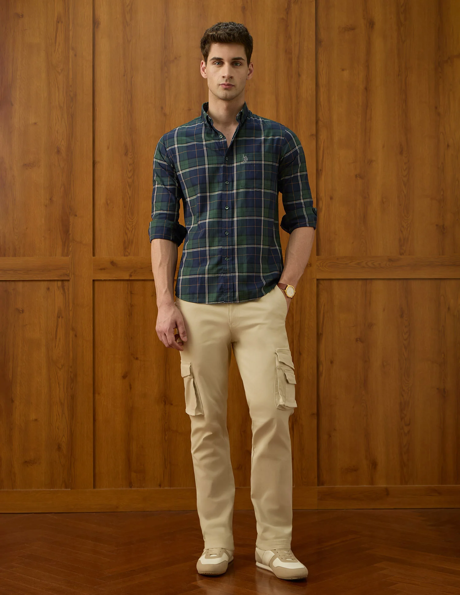 Plaid Checked Varsity Theatre Shirt - Image 3