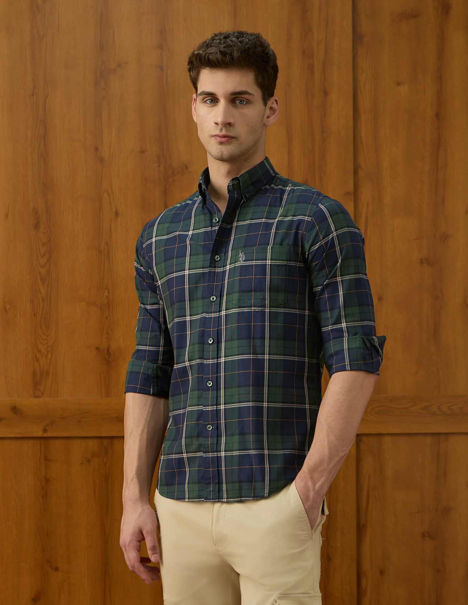 Plaid Checked Varsity Theatre Shirt - Image 4
