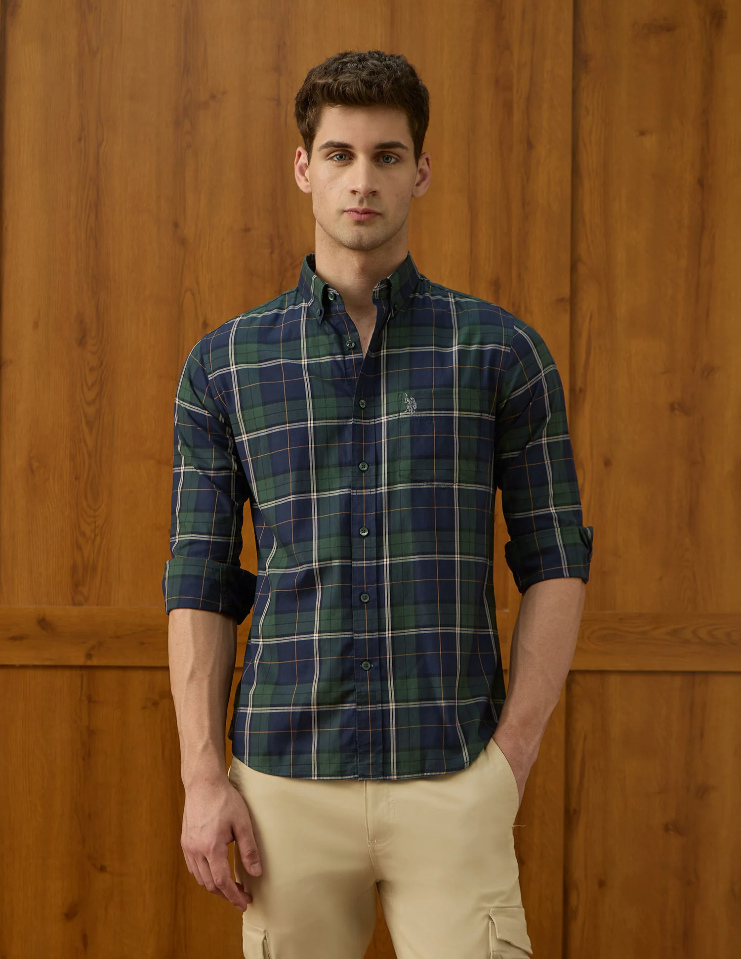 Plaid Checked Varsity Theatre Shirt - Image 6