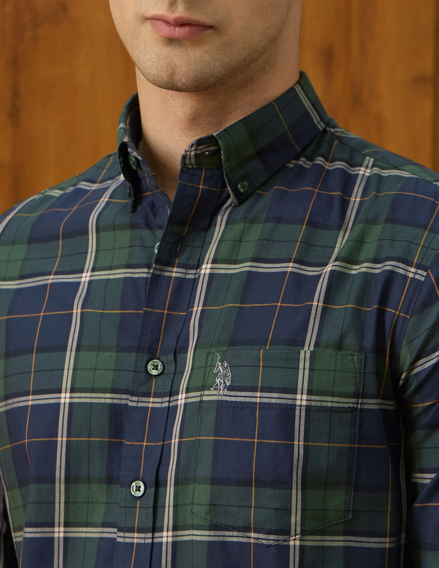 Plaid Checked Varsity Theatre Shirt - Image 7