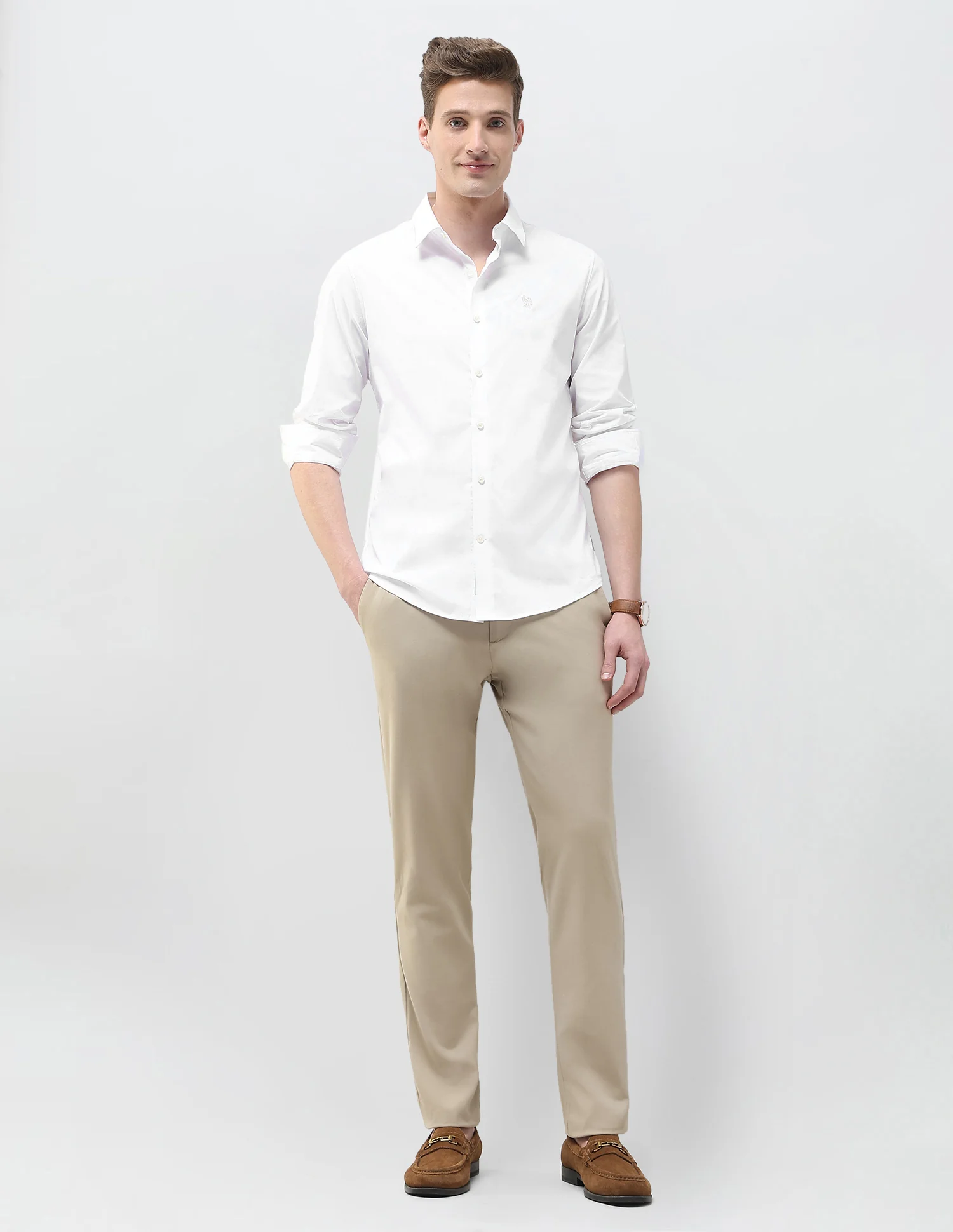 Poplin Black & Gold Shirt - Image 3