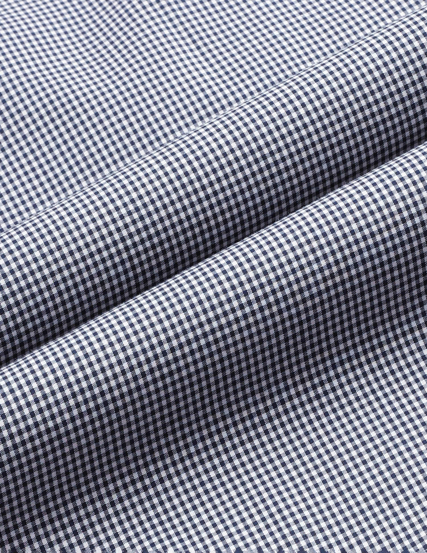 Poplin Micro Checked Shirt - Image 2