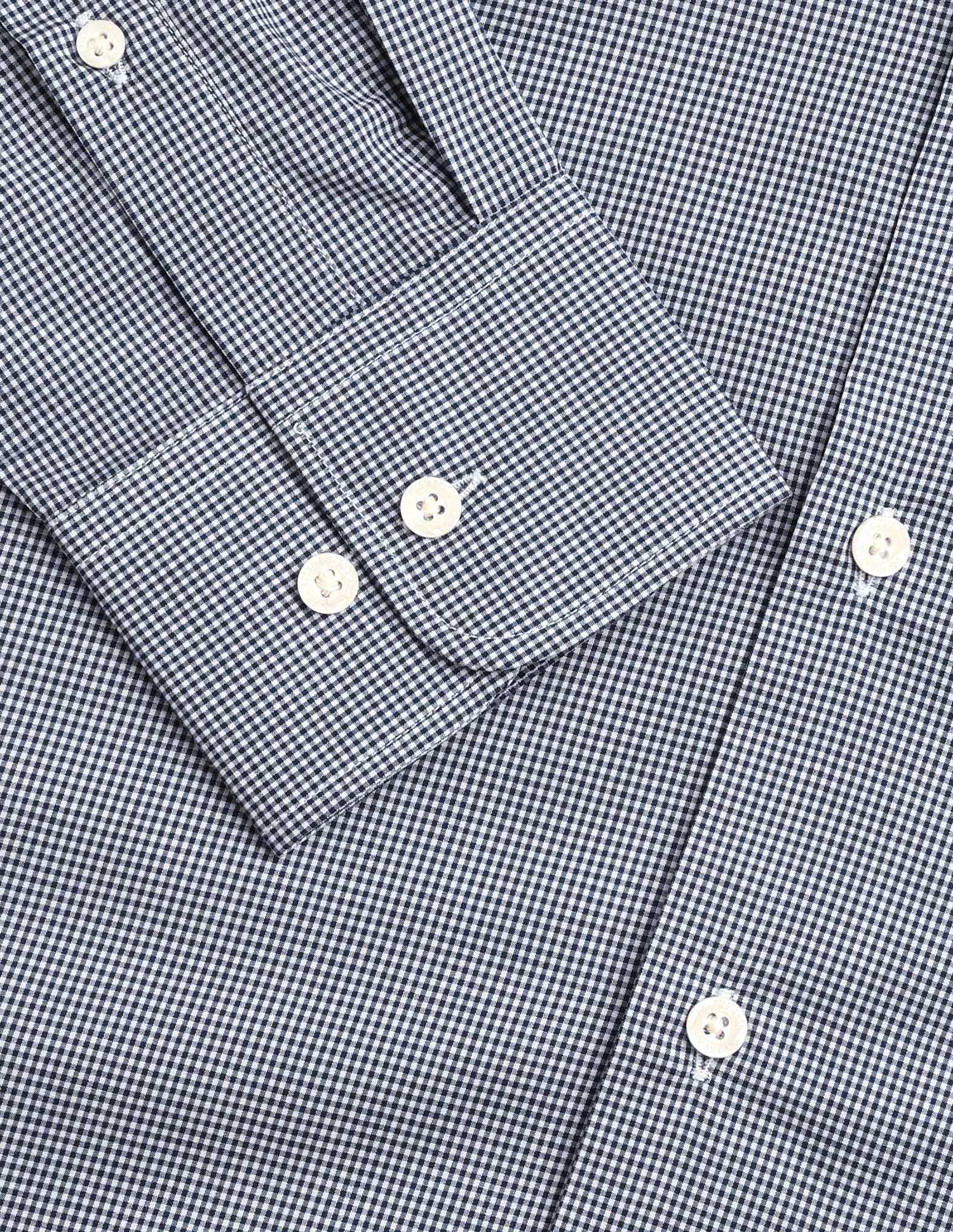 Poplin Micro Checked Shirt - Image 8