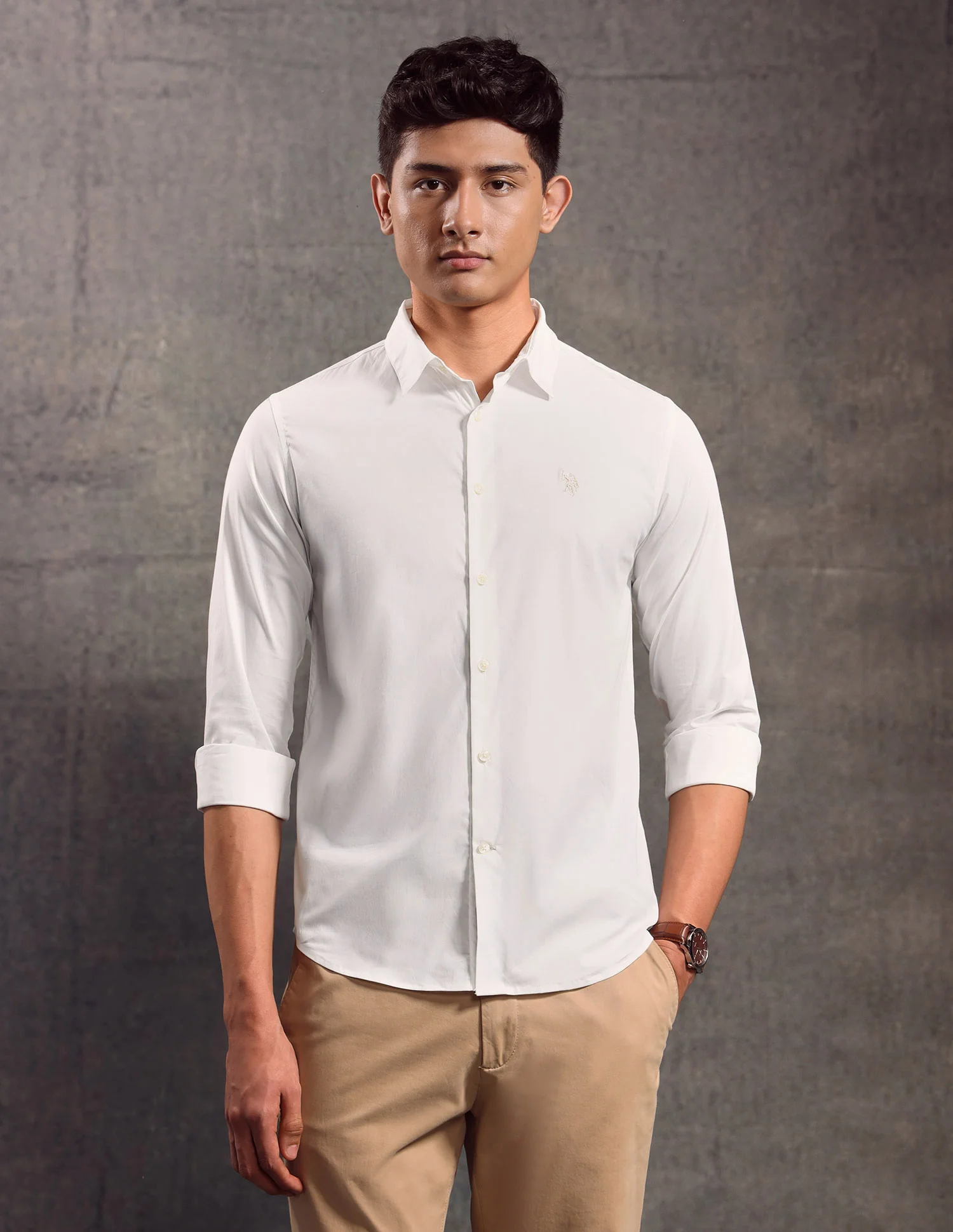 Poplin Slim Fit Shirt - Image 6