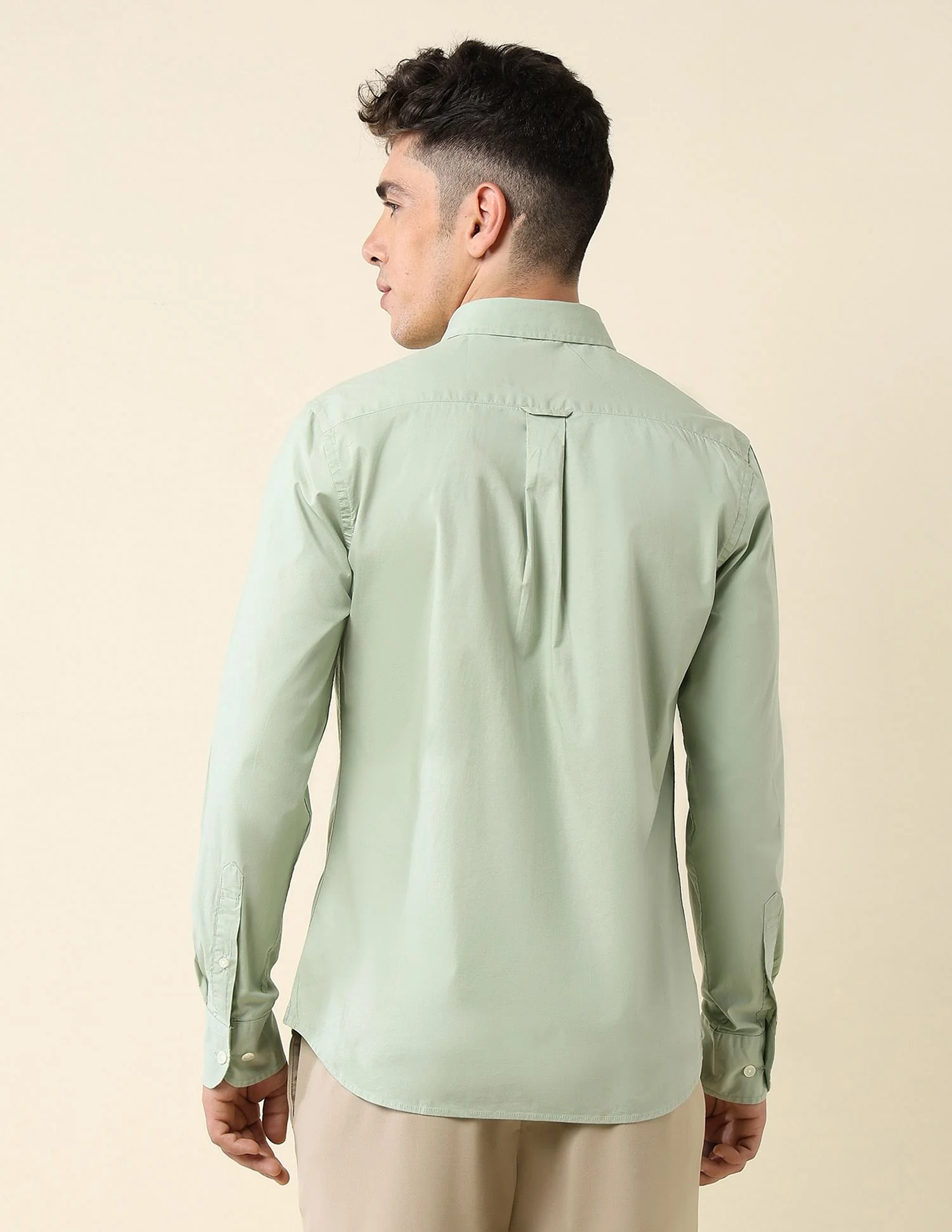 Poplin Solid Stretch Shirt - Image 5