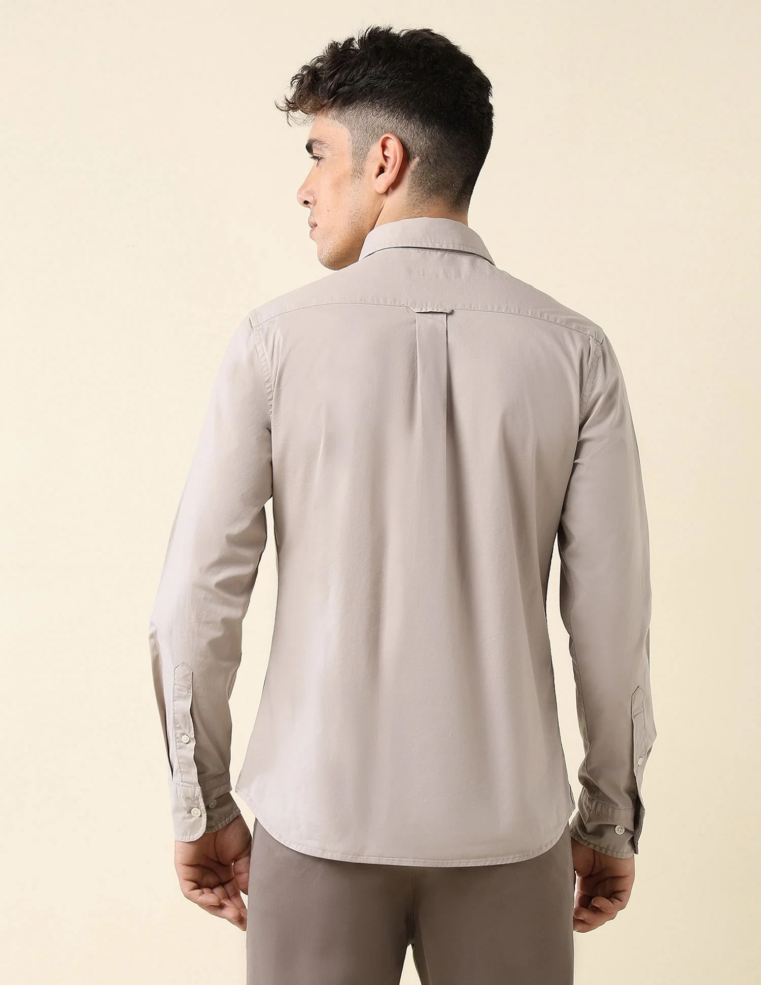 Poplin Solid Stretch Shirt - Image 5