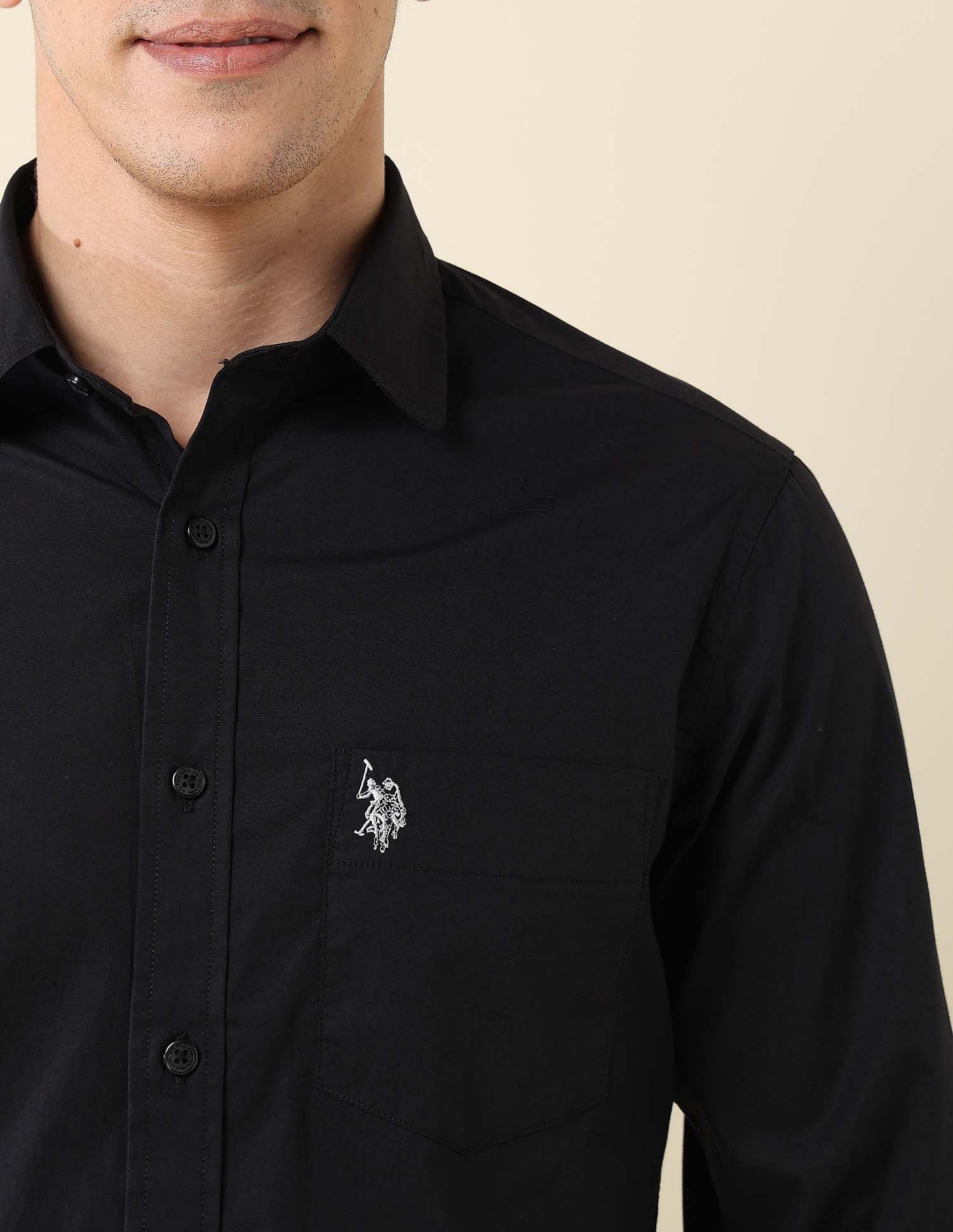 Poplin Solid Stretch Shirt - Image 7