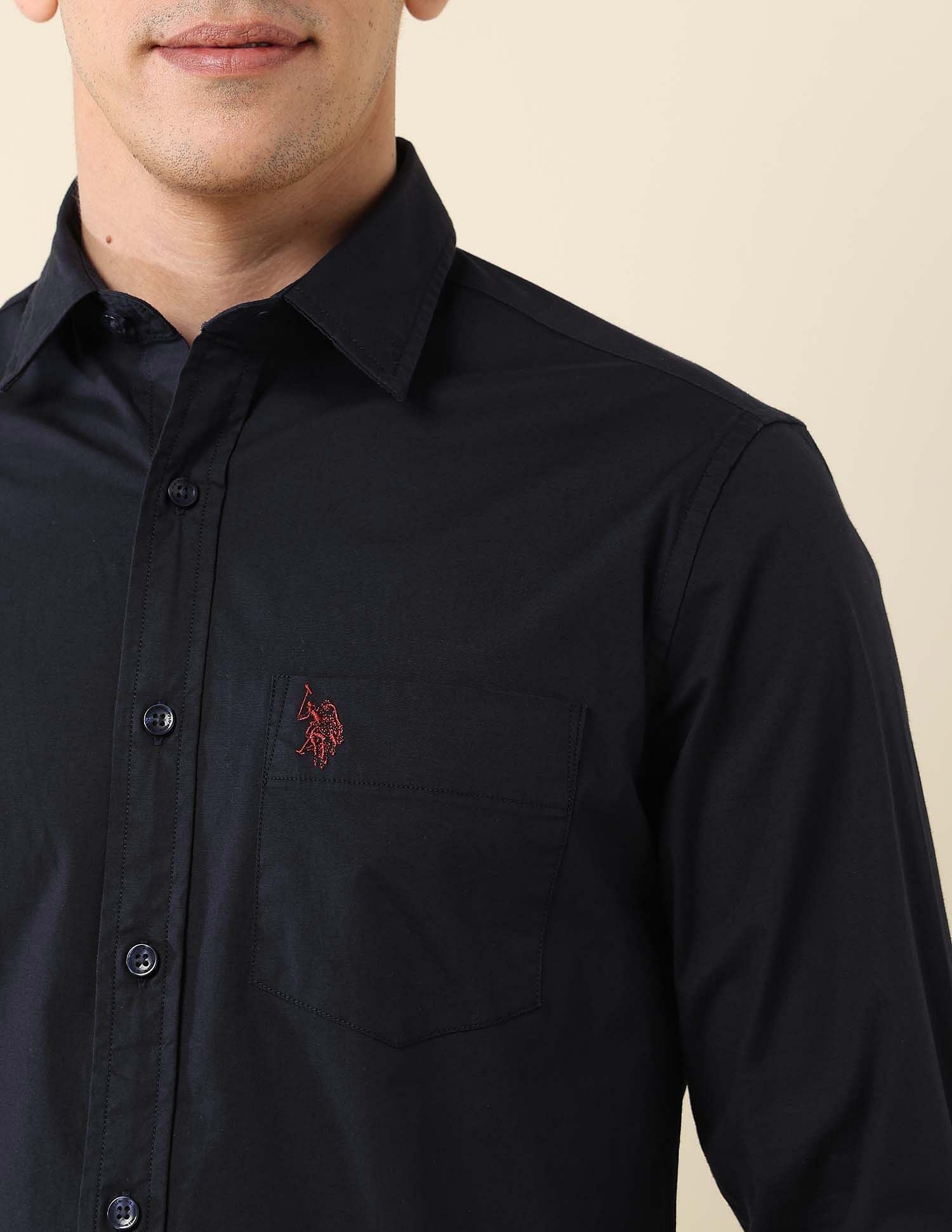 Poplin Solid Stretch Shirt - Image 7
