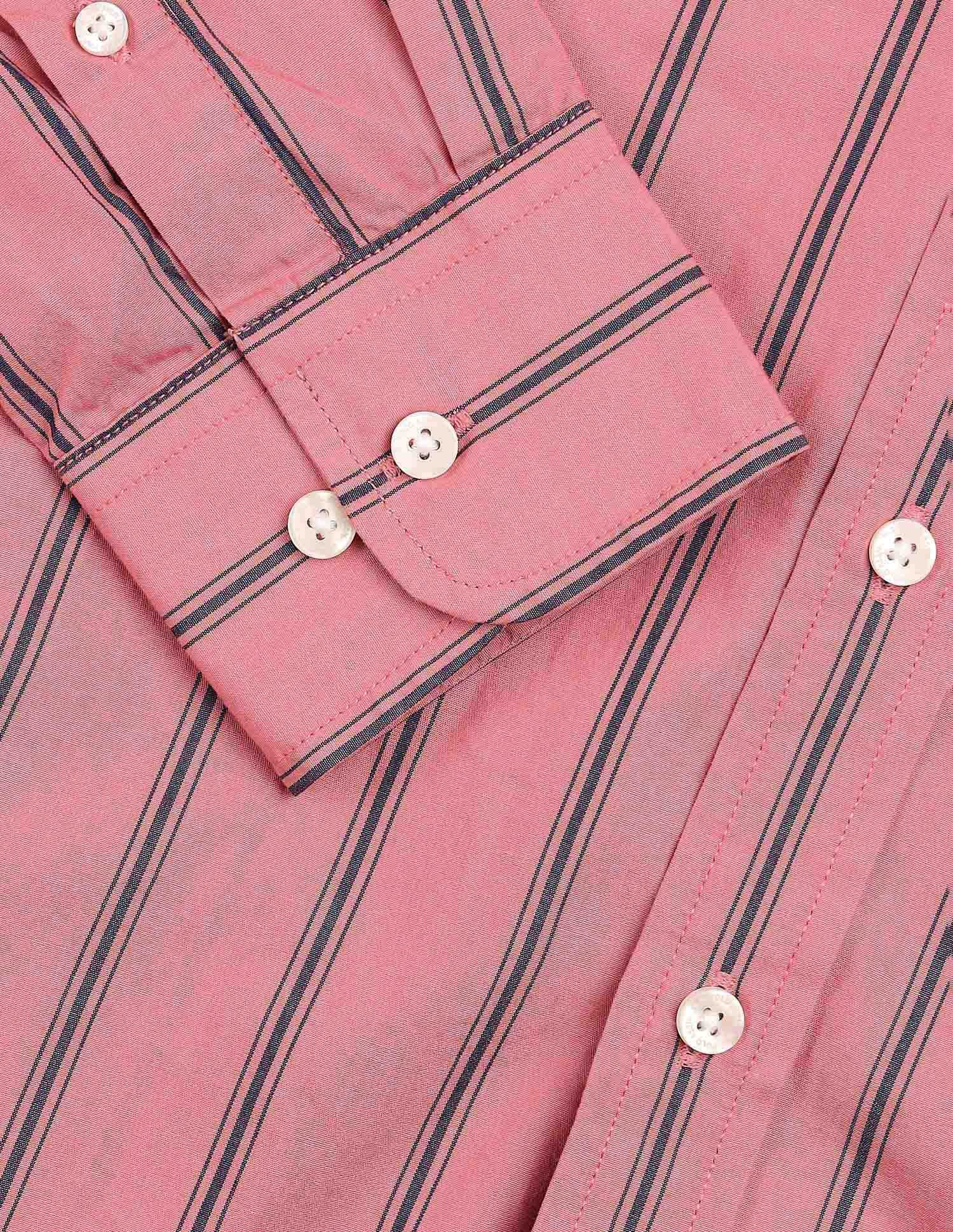 Poplin Vertical Striped Shirt - Image 8