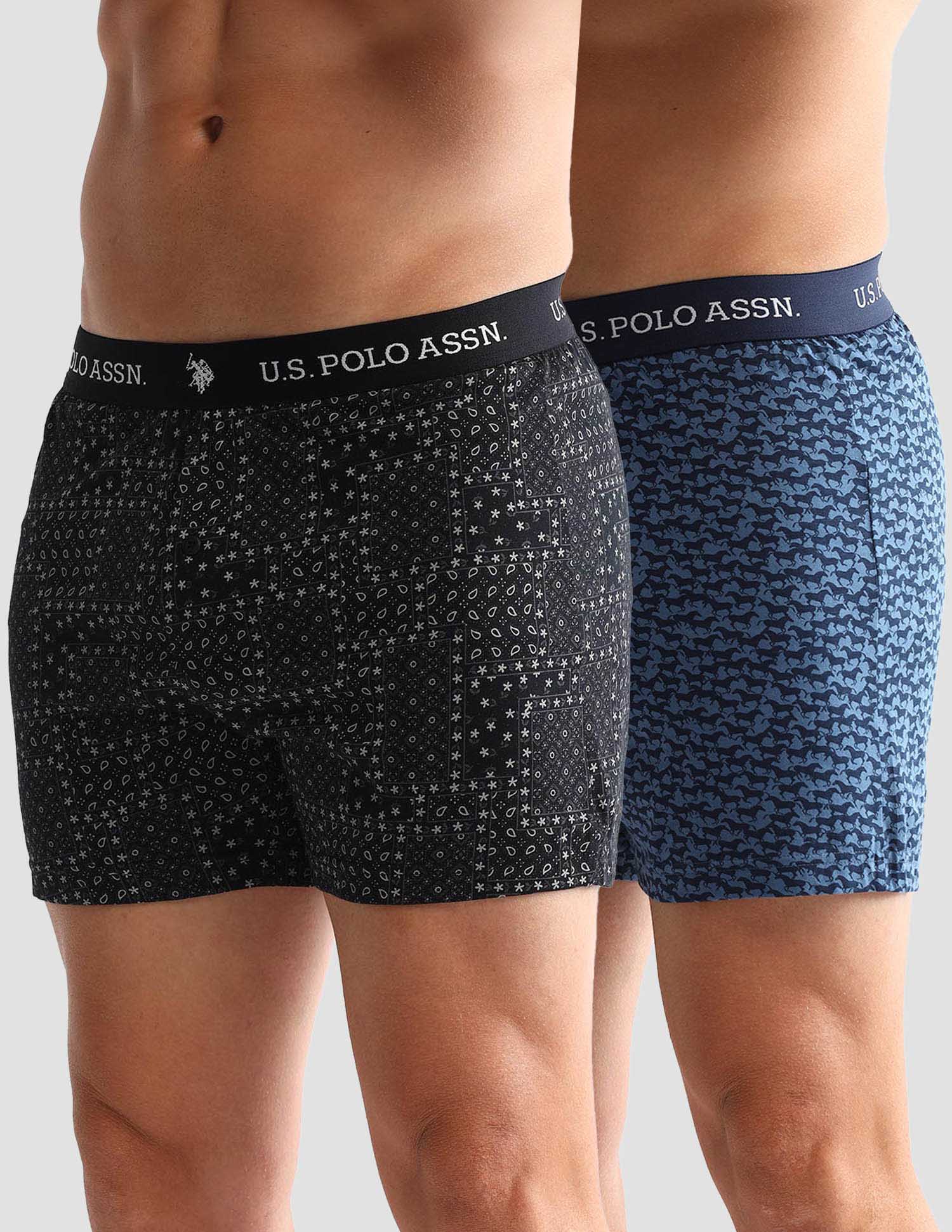 Printed Cotton OEX09 Boxers - Pack Of 2 - Image 7