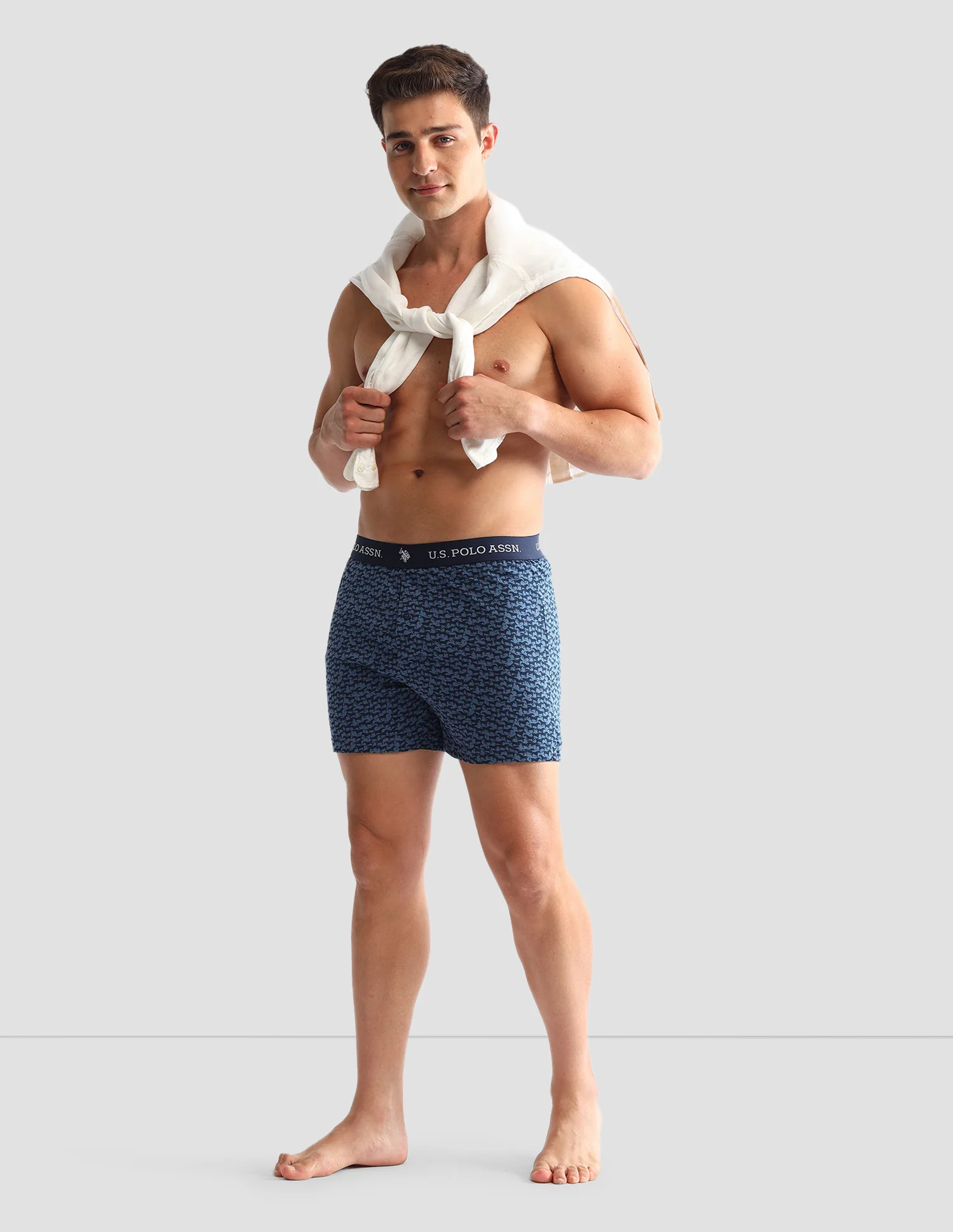 Printed Cotton OEX09 Boxers - Pack Of 2 - Image 3