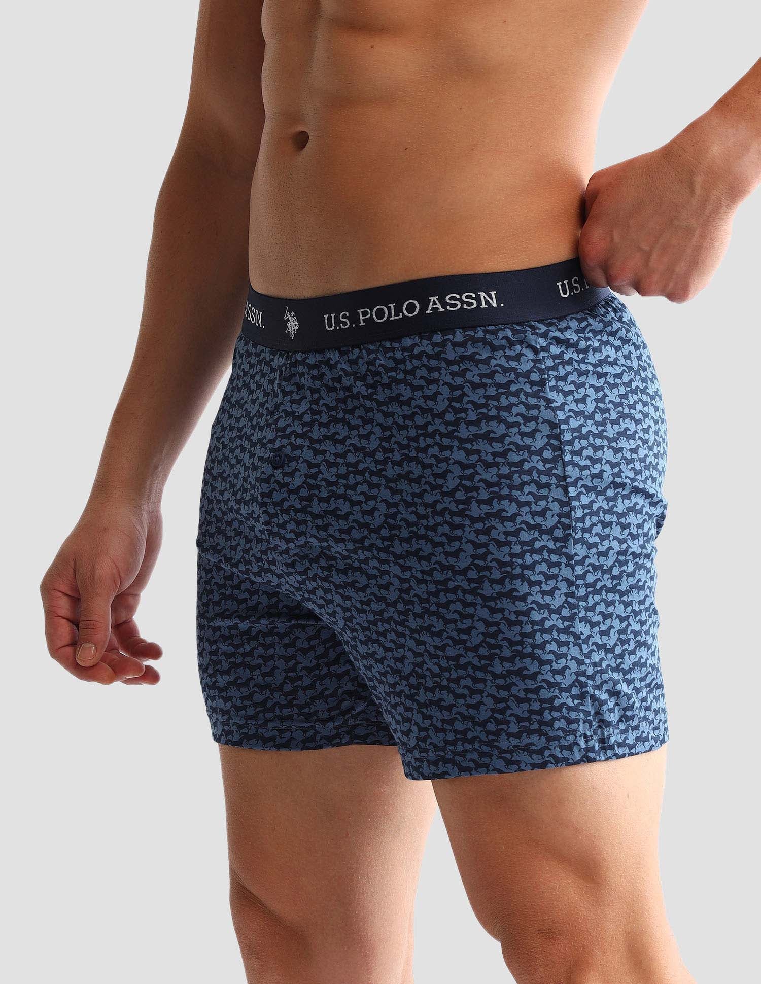 Printed Cotton OEX09 Boxers - Pack Of 2 - Image 5