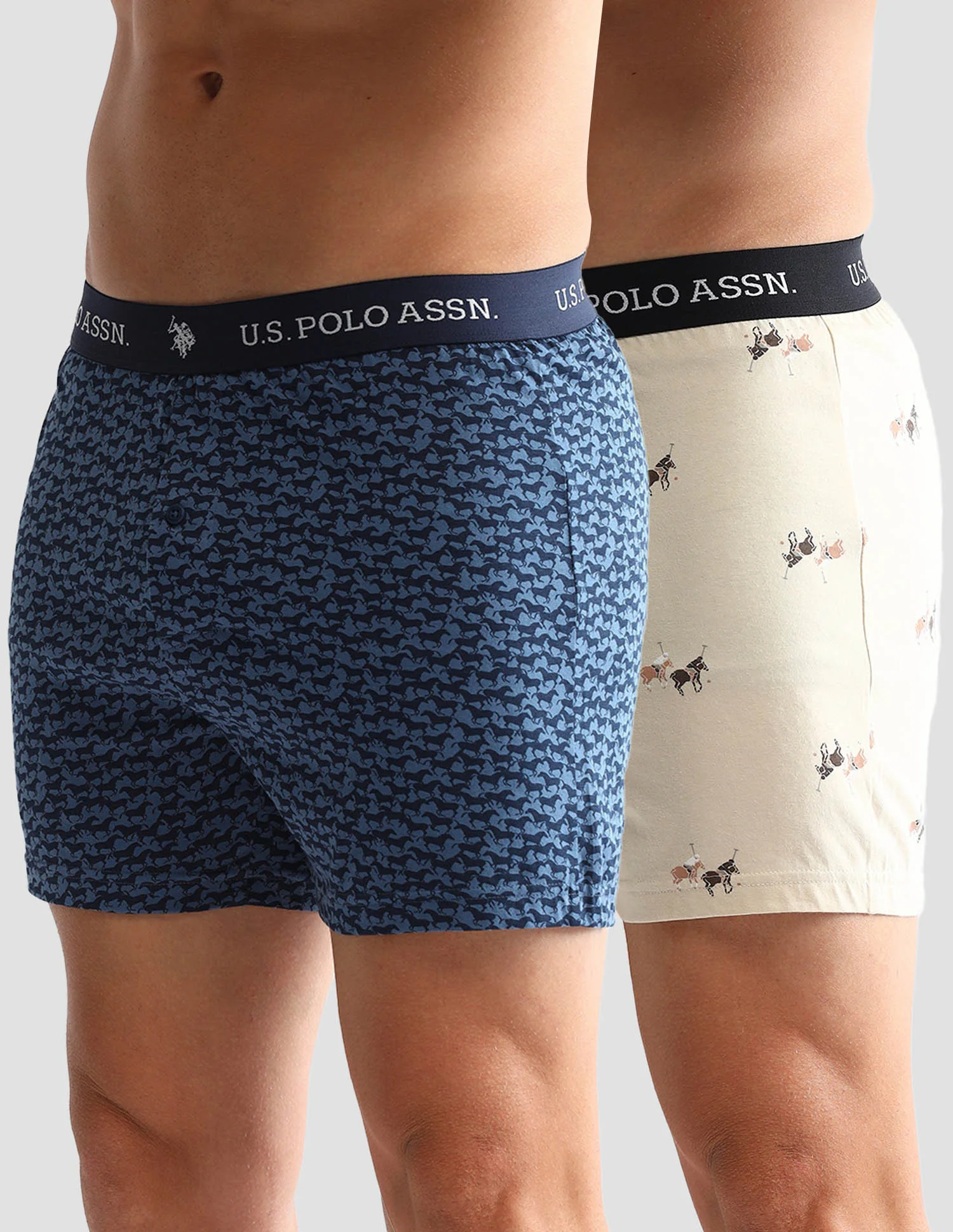 Printed Cotton OEX09 Boxers - Pack Of 2 - Image 7