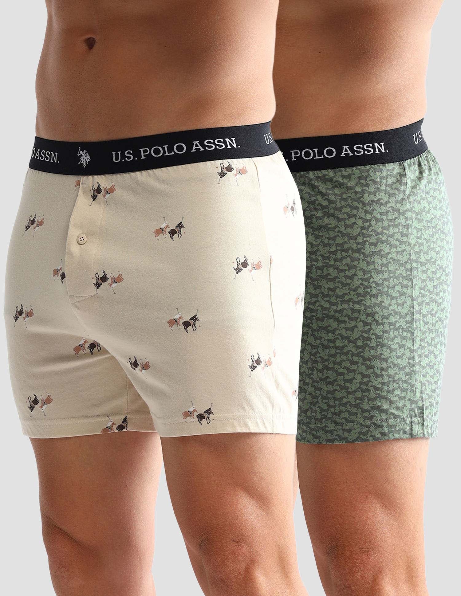 Printed Cotton OEX09 Boxers - Pack Of 2 - Image 7