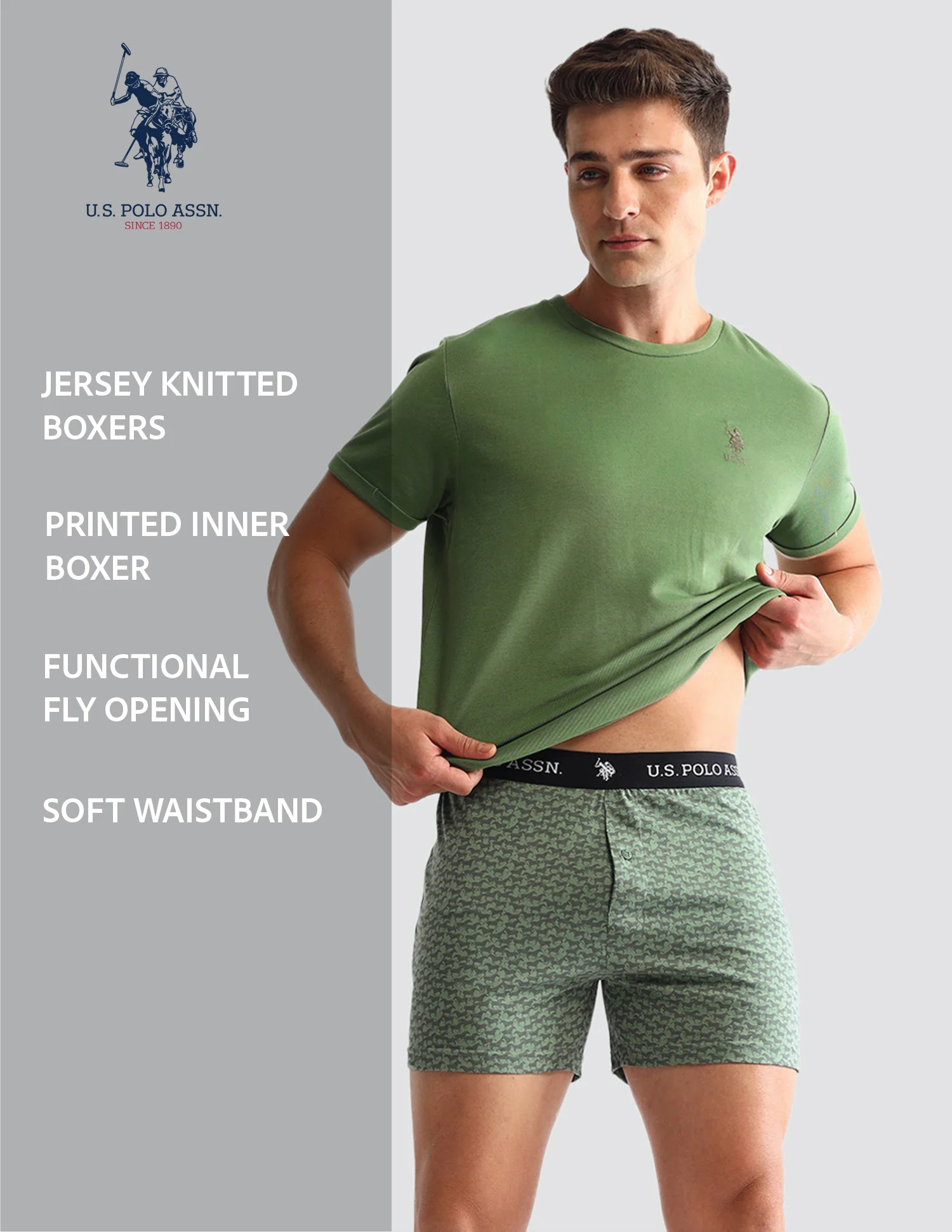 Printed Cotton OEX09 Boxers - Pack Of 2 - Image 10