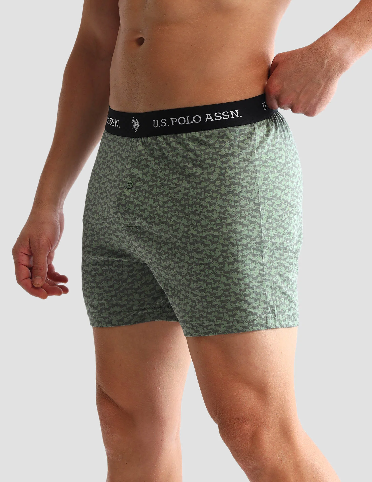 Printed Cotton OEX09 Boxers - Pack Of 2 - Image 5