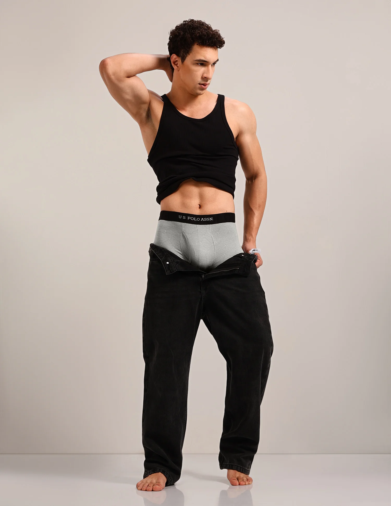 Printed Cotton Stretch Essential OET22 Long Trunk - Pack Of 2 - Image 3