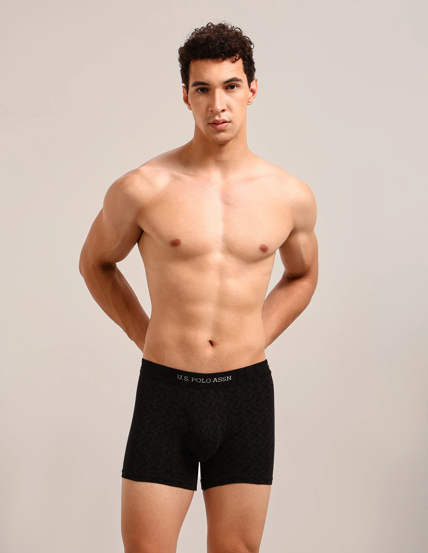 Printed Cotton Stretch Essential OET22 Long Trunk - Pack Of 2 - Image 4