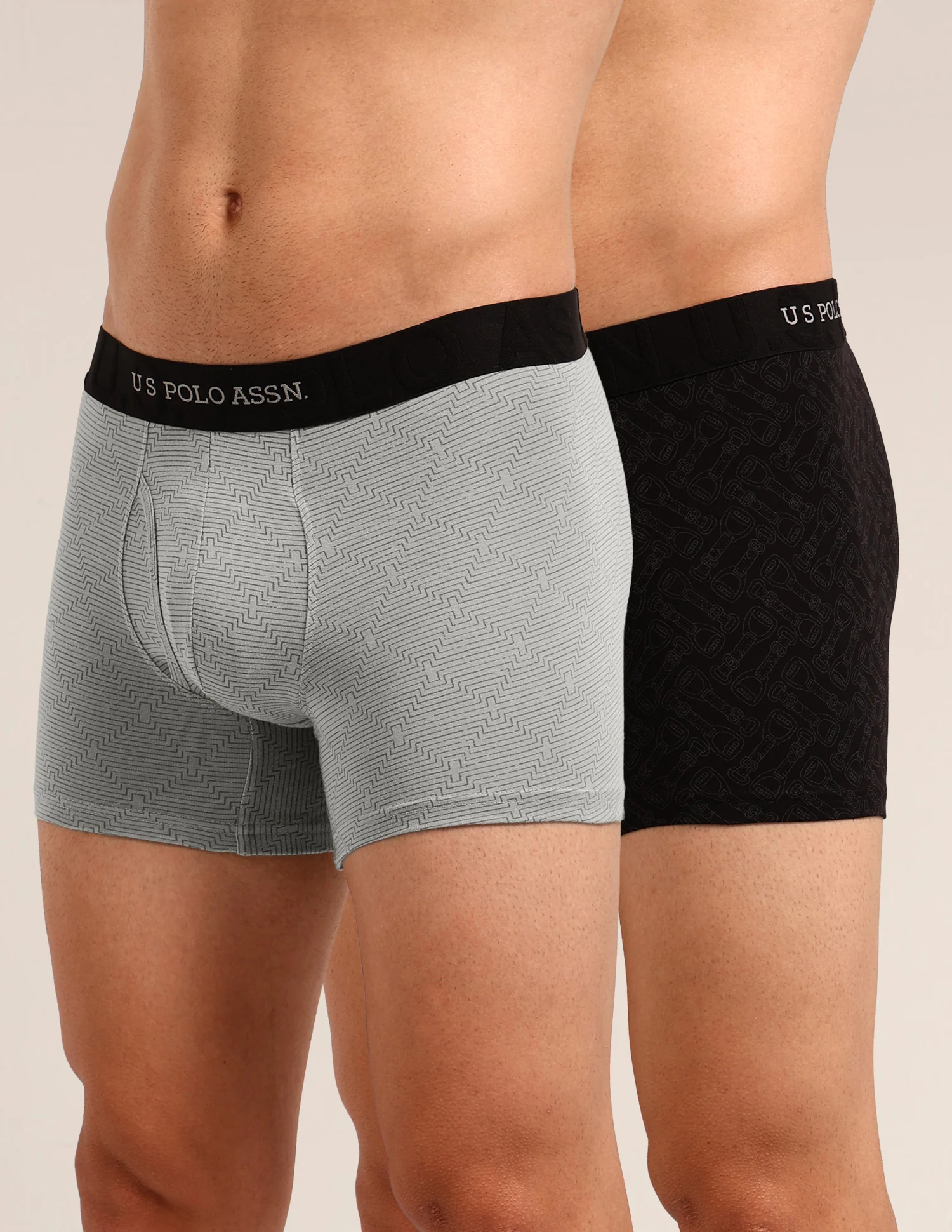 Printed Cotton Stretch Essential OET22 Long Trunk - Pack Of 2 - Image 8