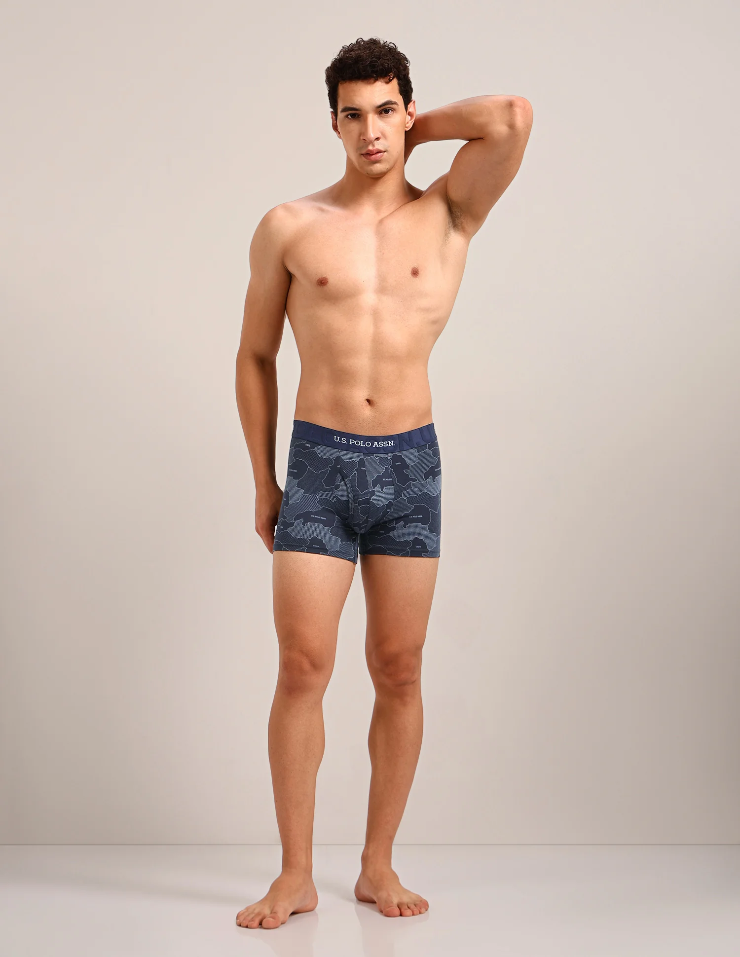 Printed Cotton Stretch Essential OET22 Long Trunk - Pack Of 2 - Image 3