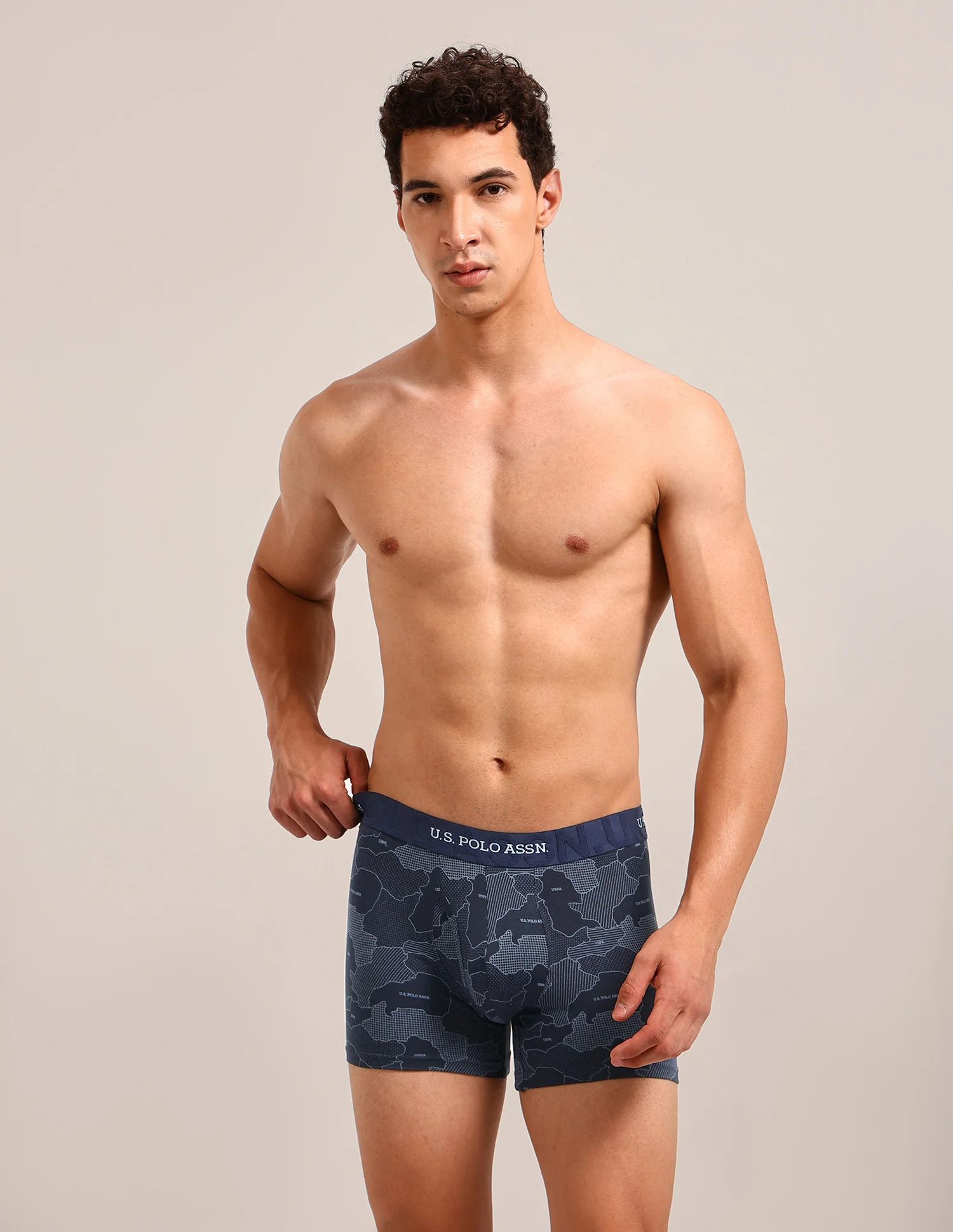 Printed Cotton Stretch Essential OET22 Long Trunk - Pack Of 2 - Image 4