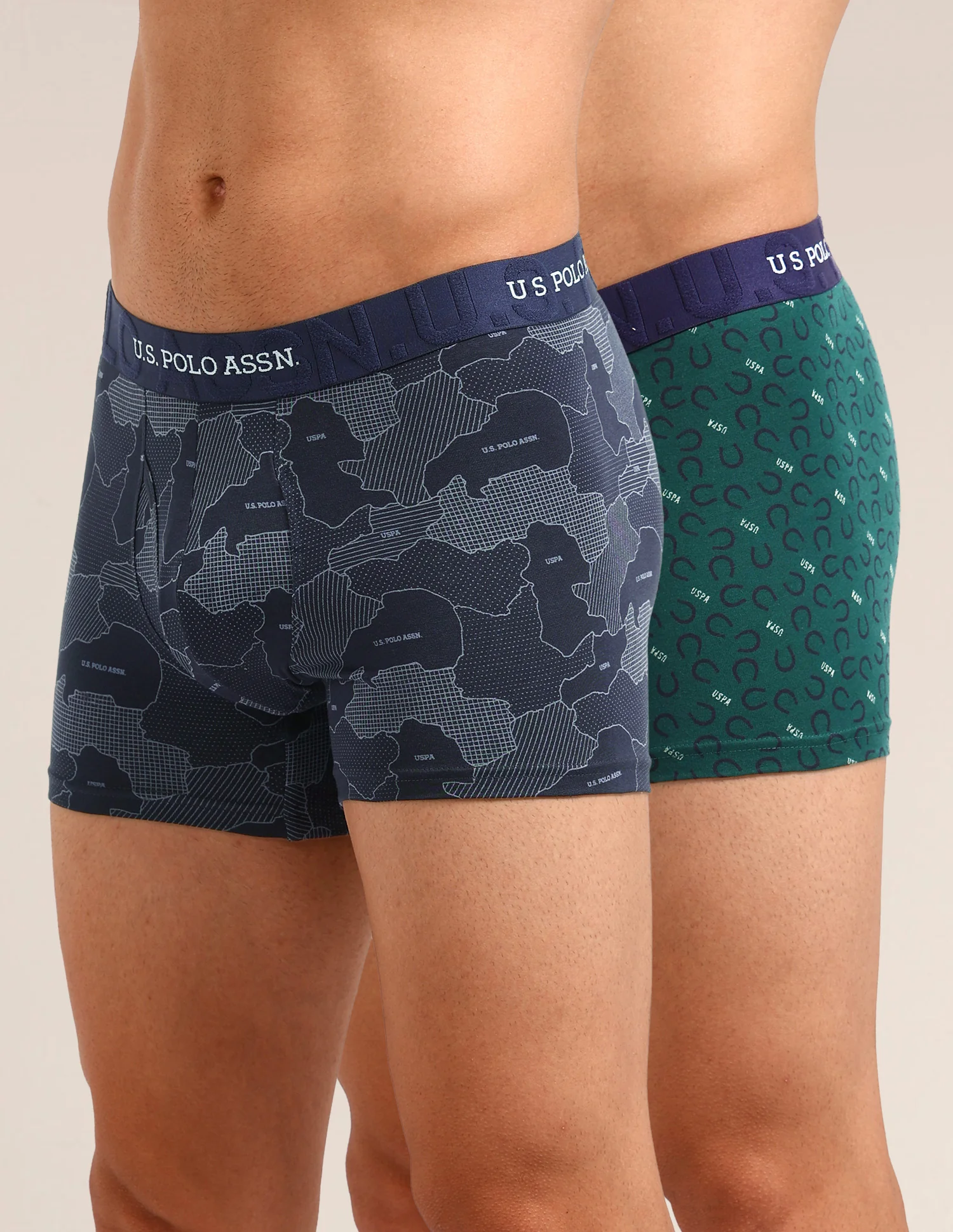 Printed Cotton Stretch Essential OET22 Long Trunk - Pack Of 2 - Image 8