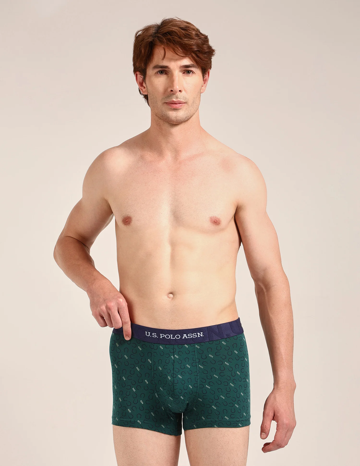 Printed Cotton Stretch Essential OET23 Trunk - Pack Of 2 - Image 4